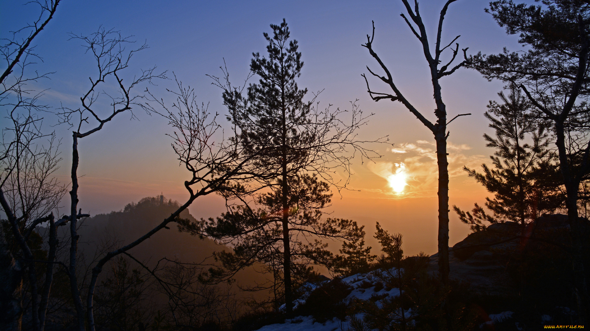 природа, восходы, закаты, закат