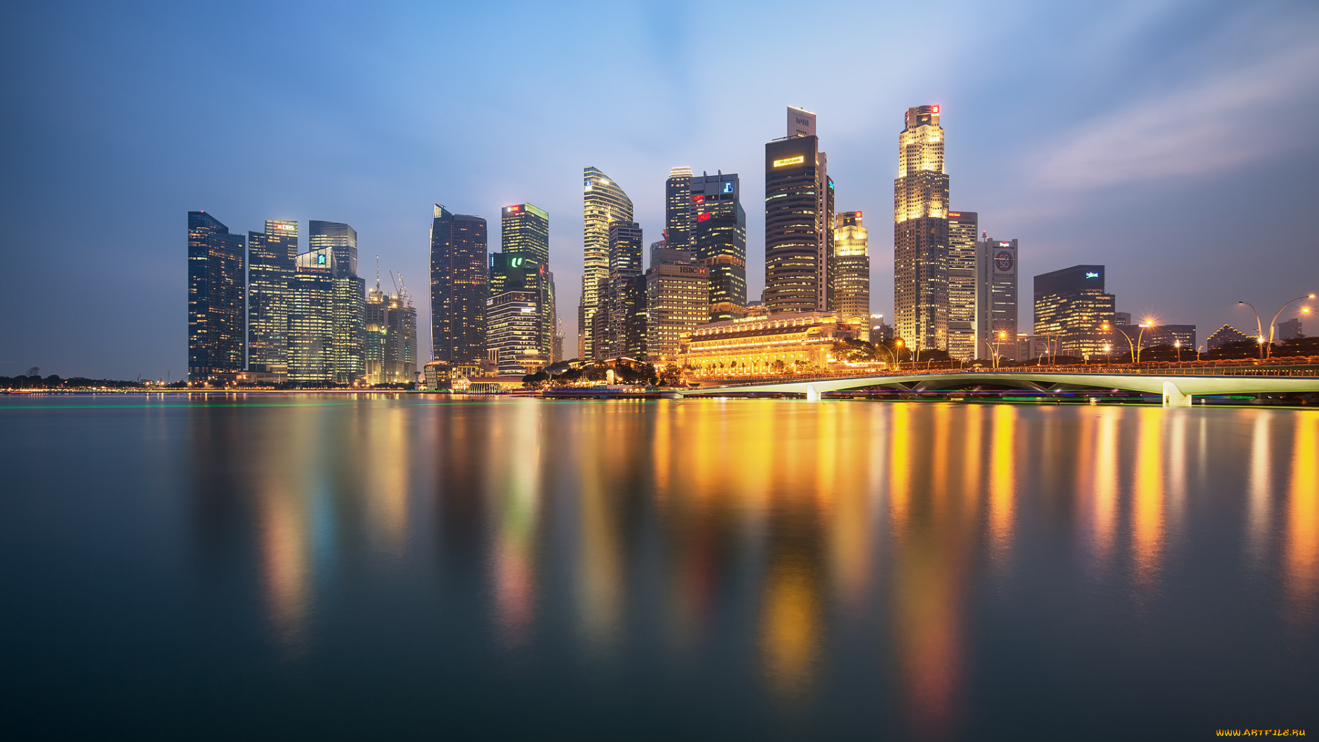 singapore, city, города, сингапур, , сингапур, небоскребы, залив