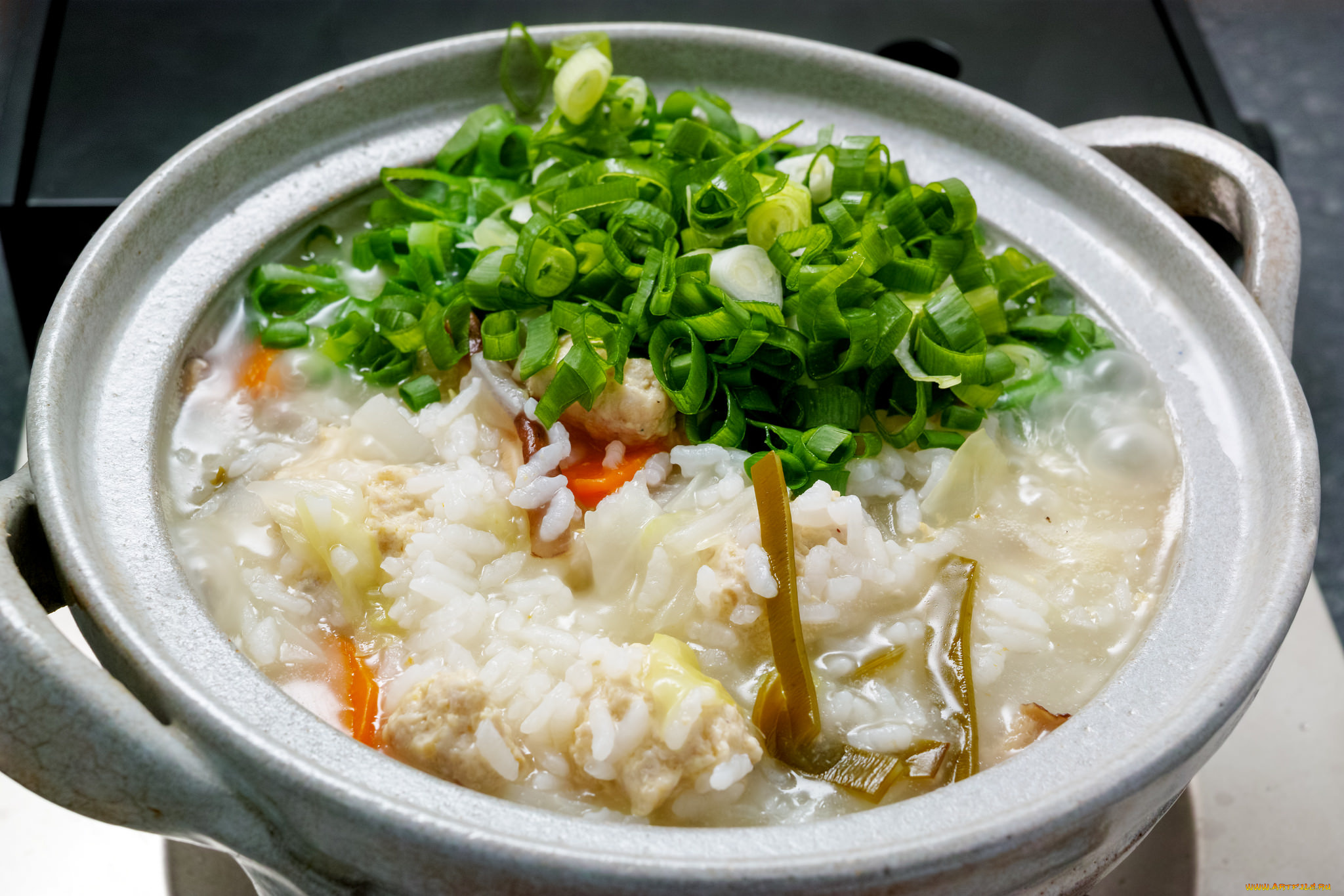 еда, вторые, блюда, зелень, рис