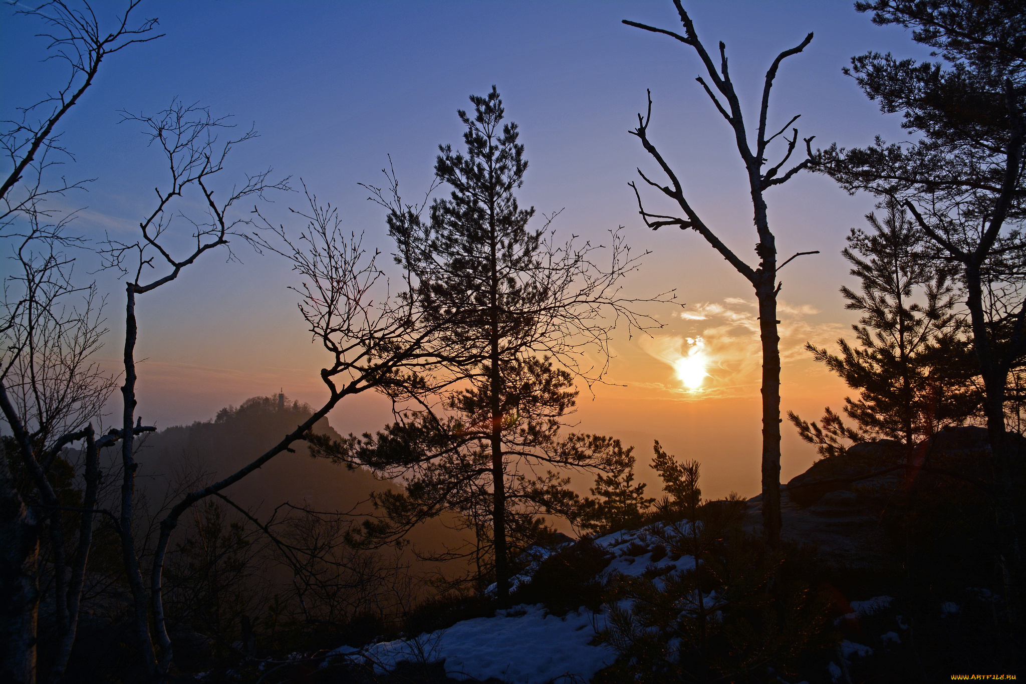 природа, восходы, закаты, закат