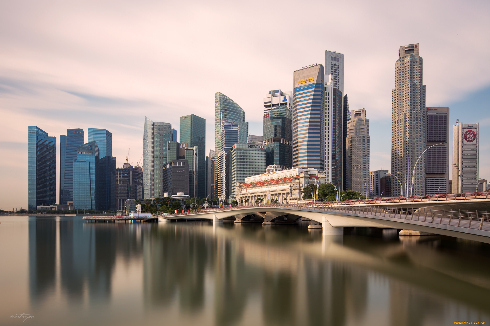 singapore, city, города, сингапур, , сингапур, небоскребы, залив