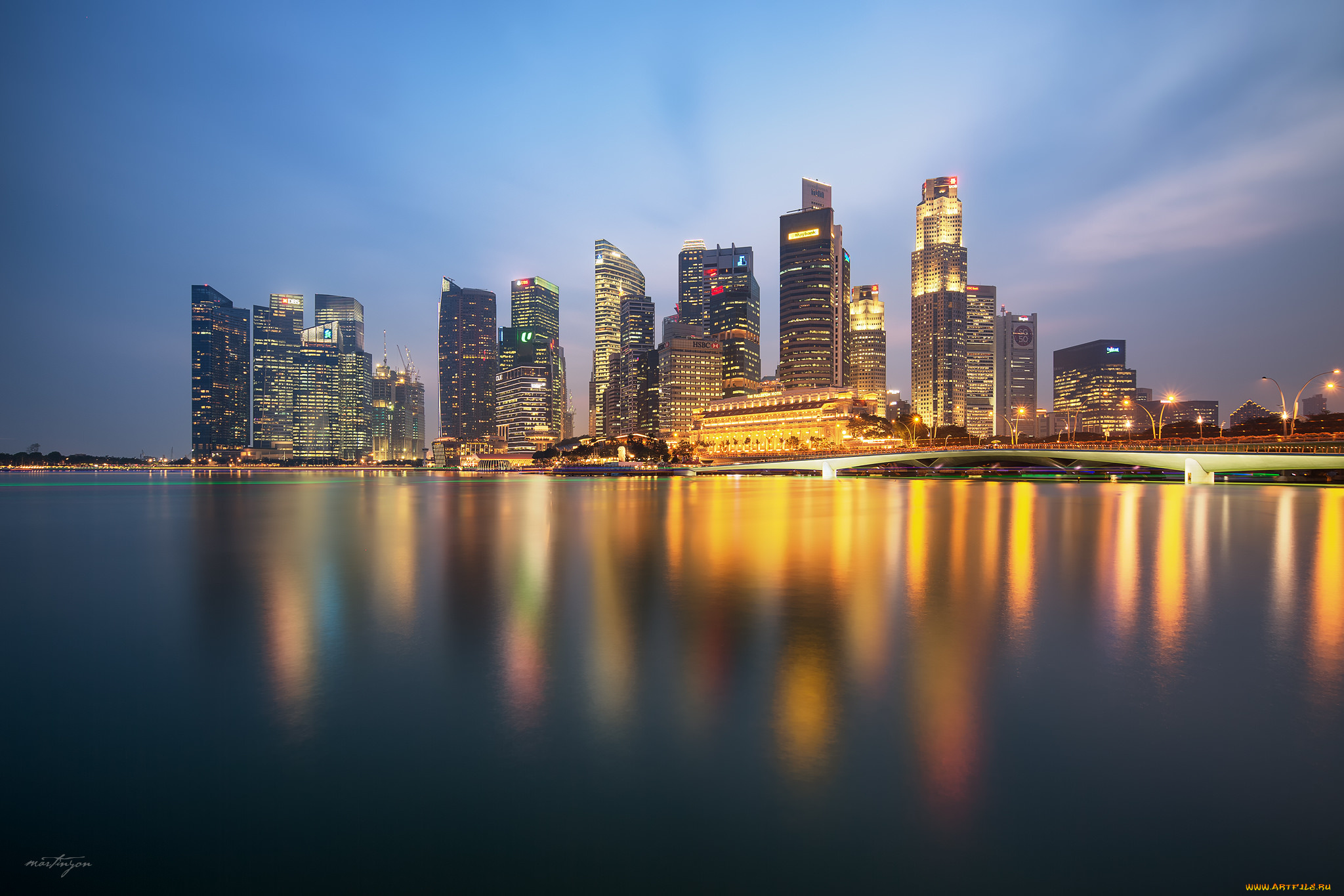 singapore, city, города, сингапур, , сингапур, небоскребы, залив