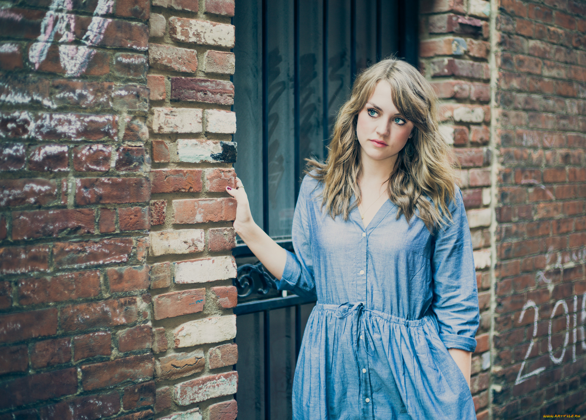 девушки, -unsort, , блондинки, шляпа, девушка