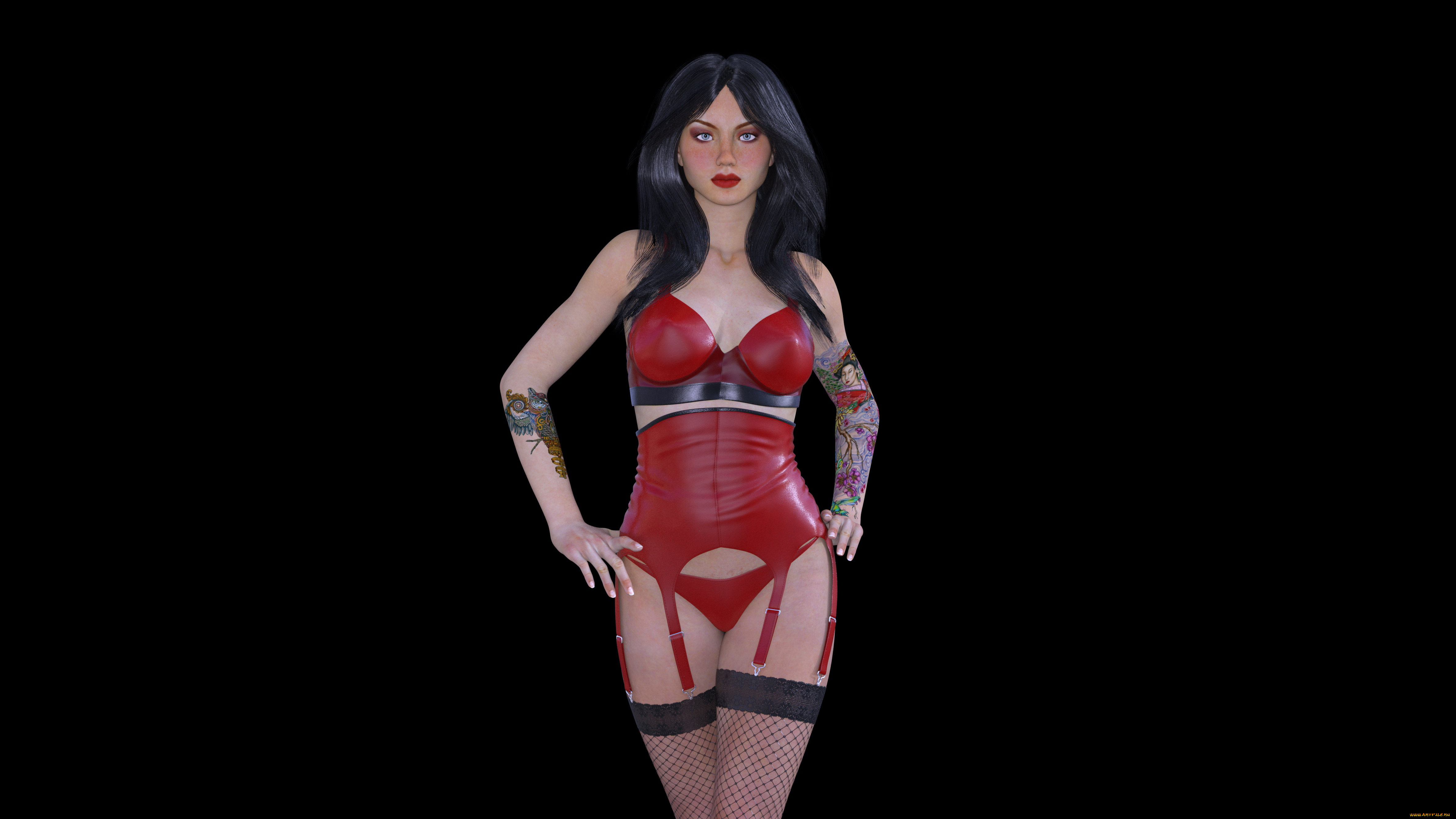 3д, графика, люди, , people, девушка, взгляд, фон