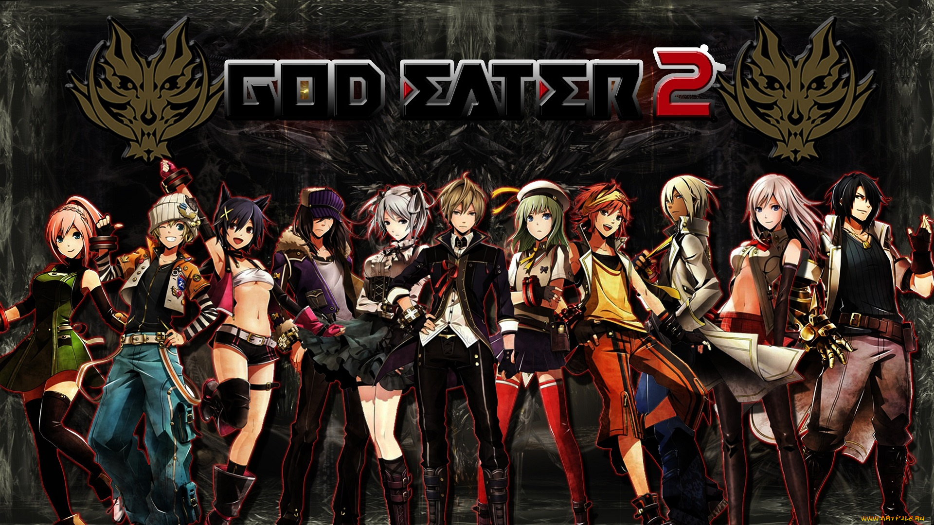 аниме, god, eater, god, eater, 2