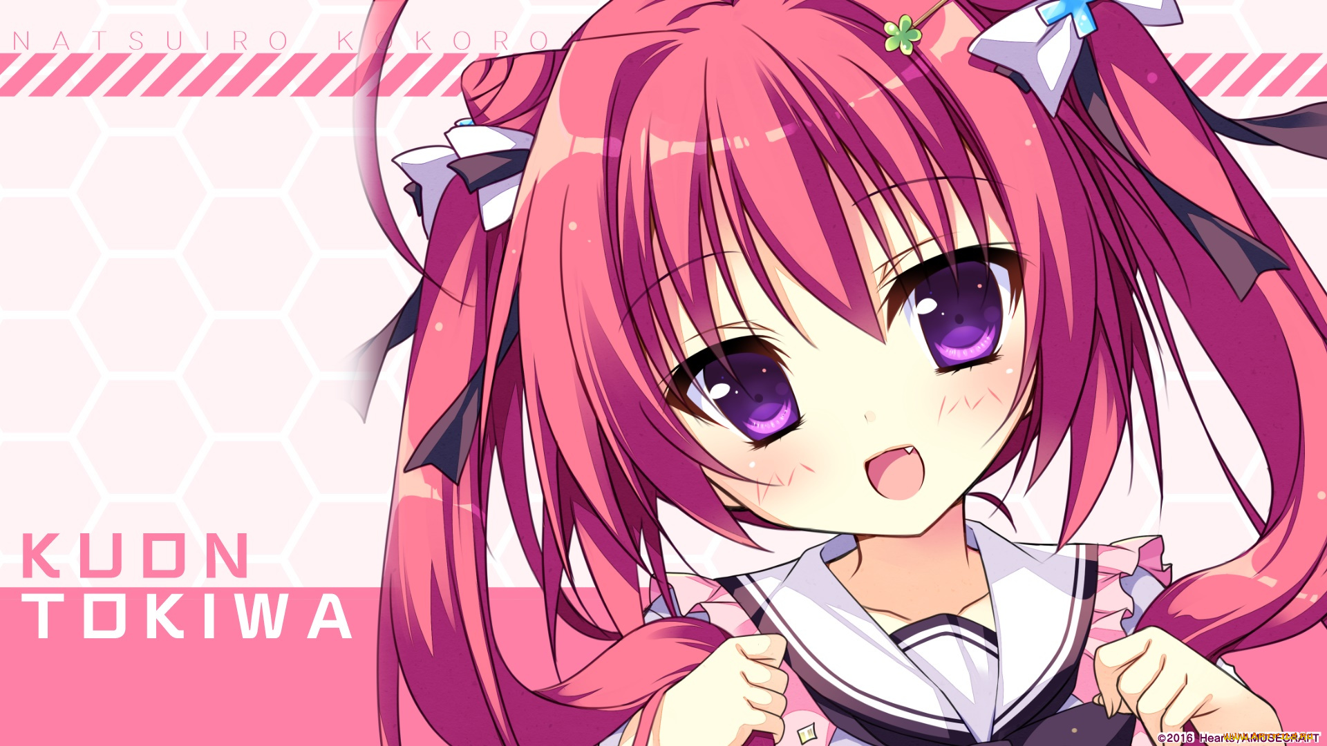 аниме, natsuiro, kiseki, фон, взгляд, девушка