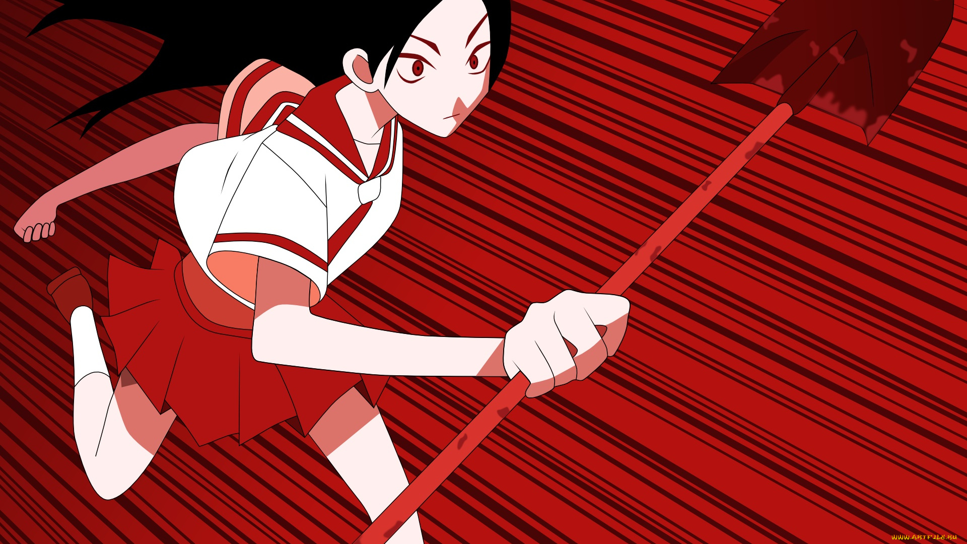 аниме, sayonara, zetsubo, sensei, девушка, взгляд, фон