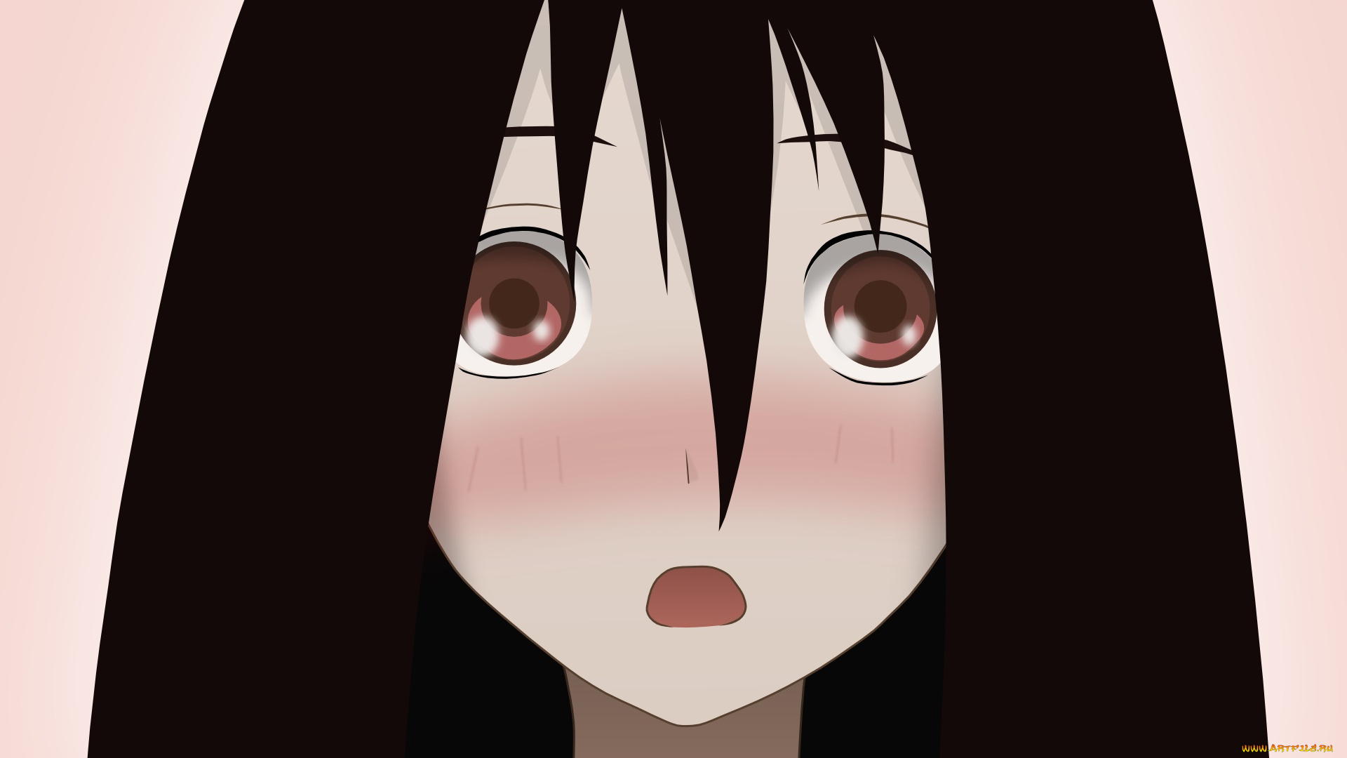 аниме, sayonara, zetsubo, sensei, девушка, взгляд, фон