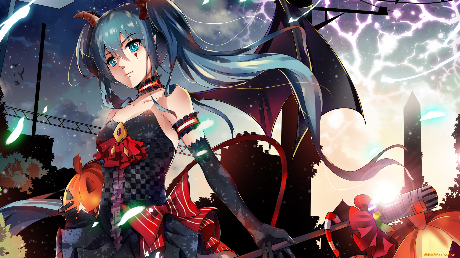 аниме, vocaloid, hatsune, miku