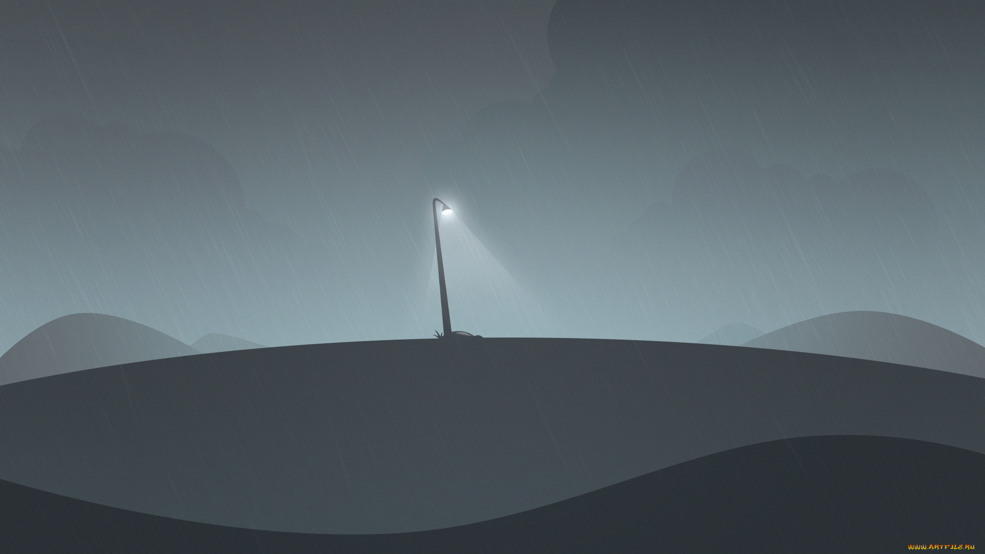 векторная, графика, природа, , nature, фонарь