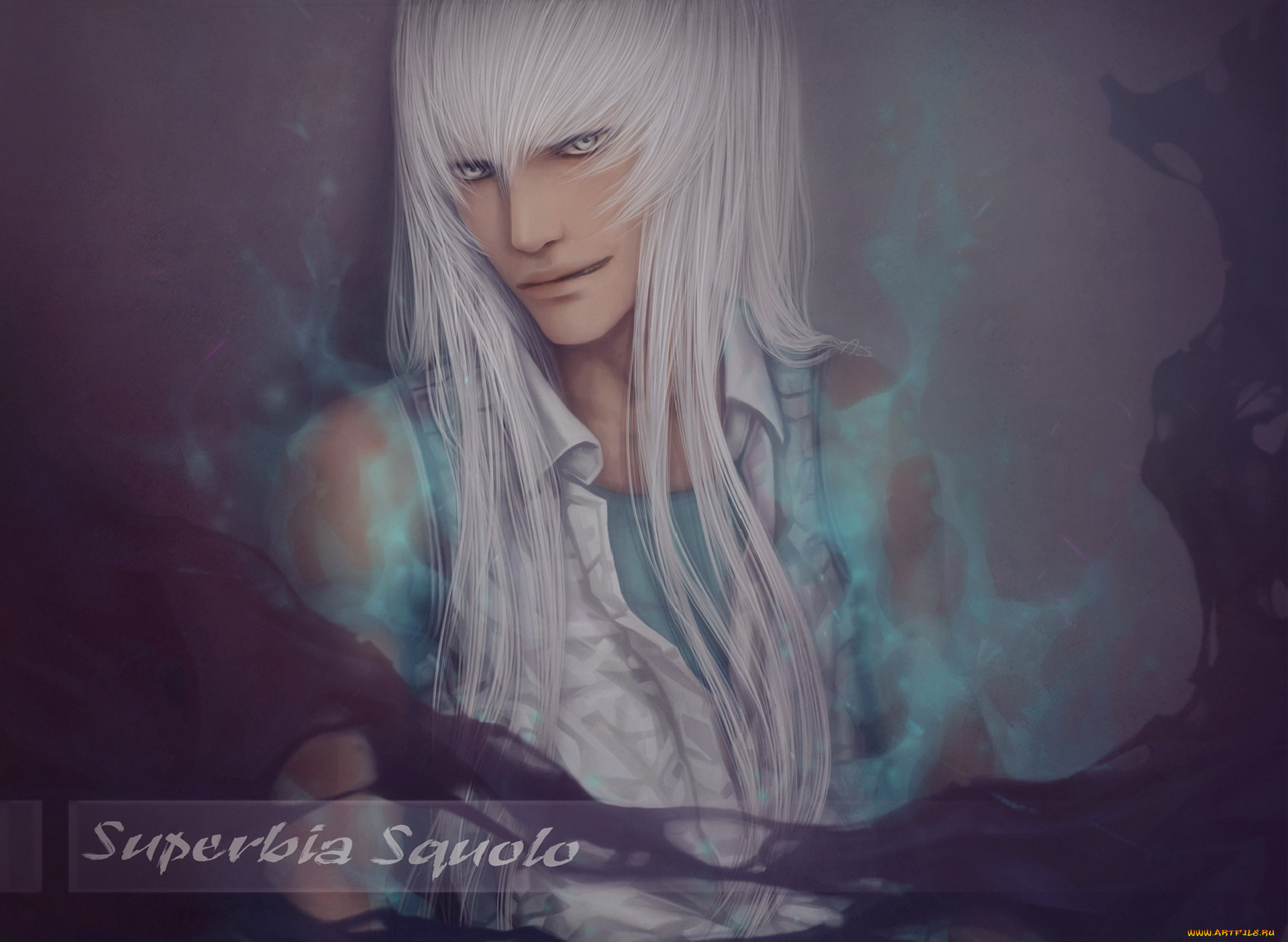 аниме, katekyo, hitman, reborn, superbi, squalo