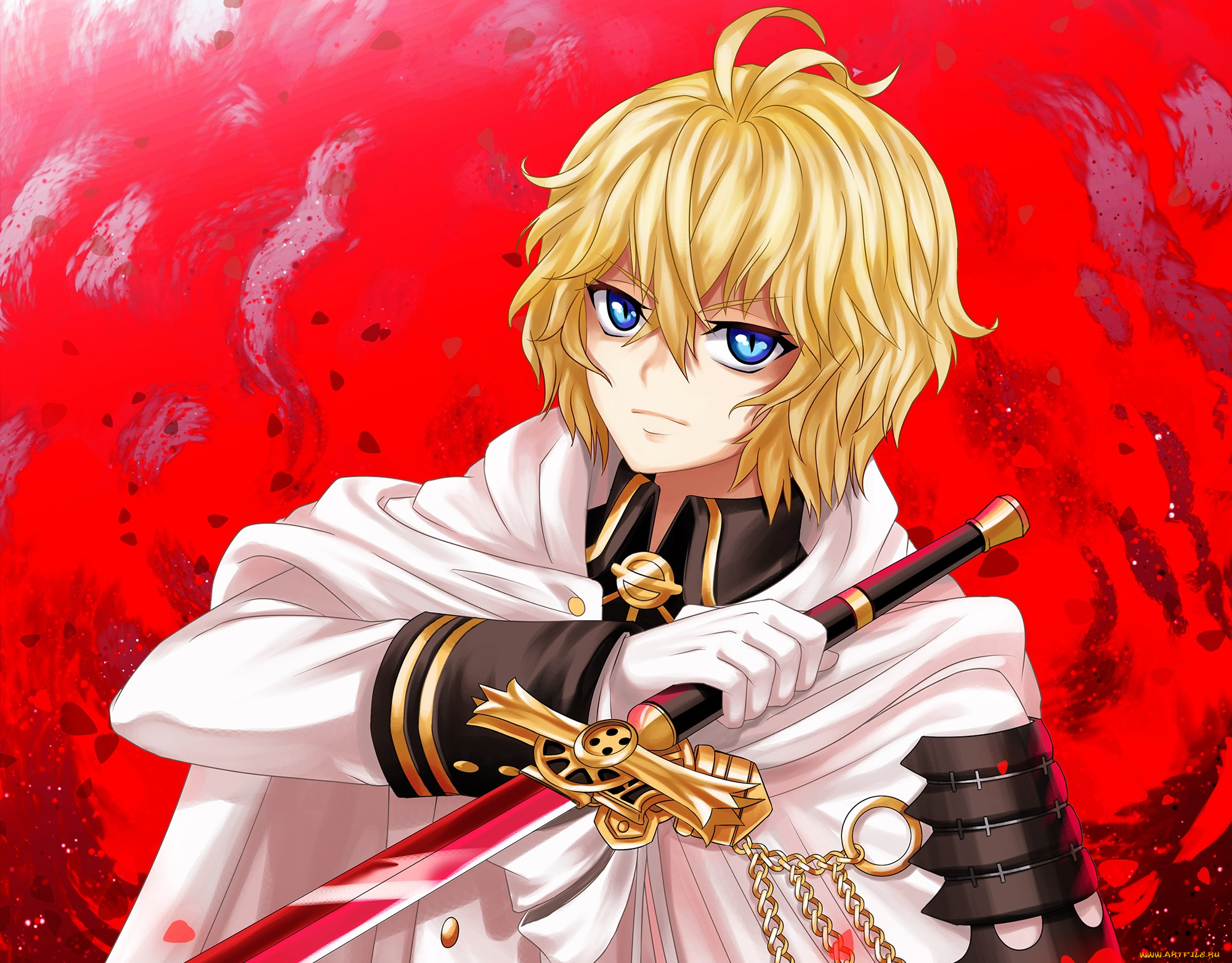 аниме, owari, no, seraph, hyakuya, mikaela