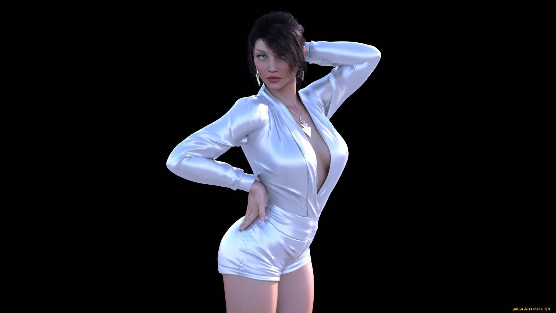 3д, графика, люди, , people, фон, взгляд, девушка