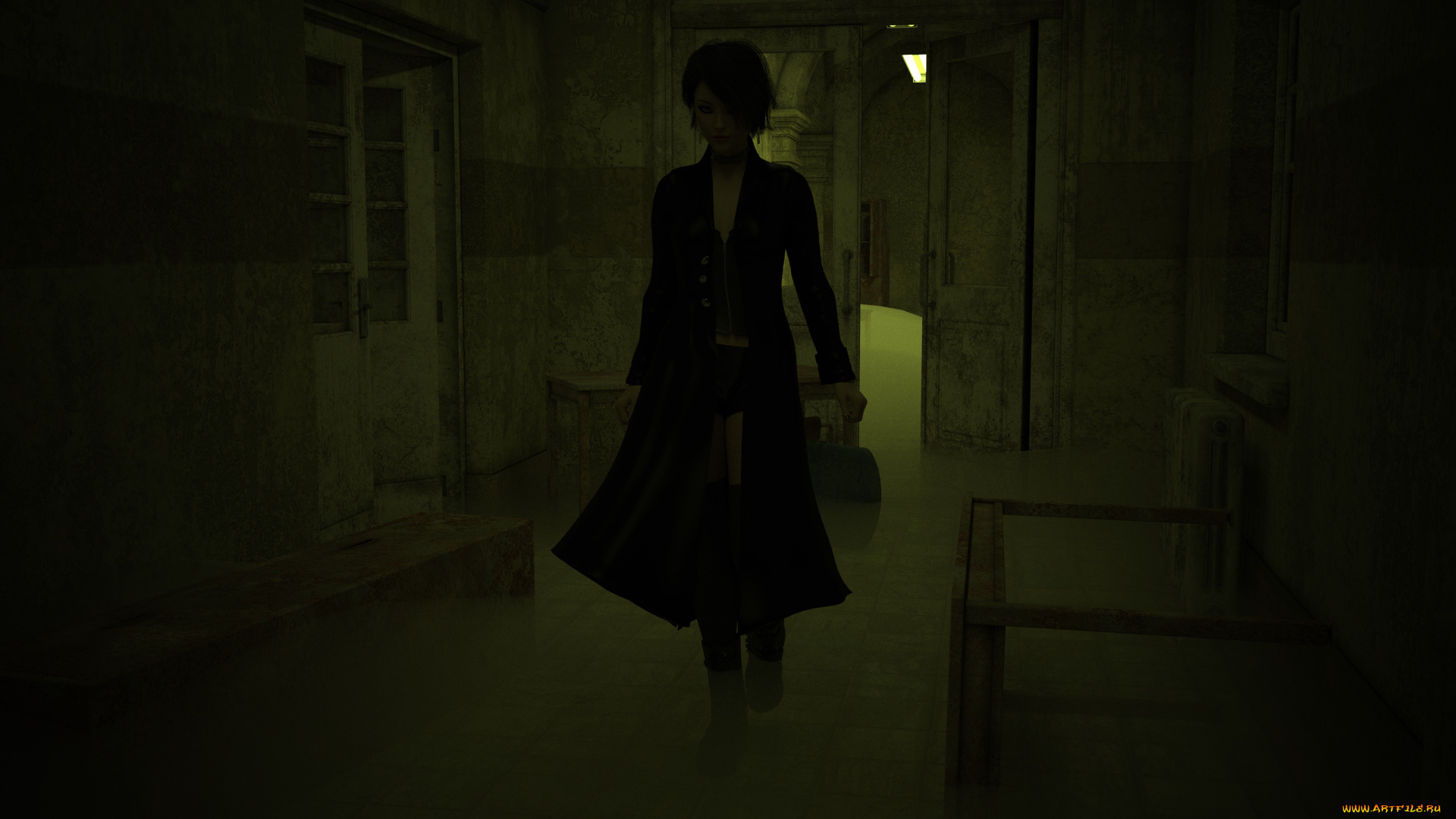 3д, графика, люди, , people, фон, взгляд, девушка