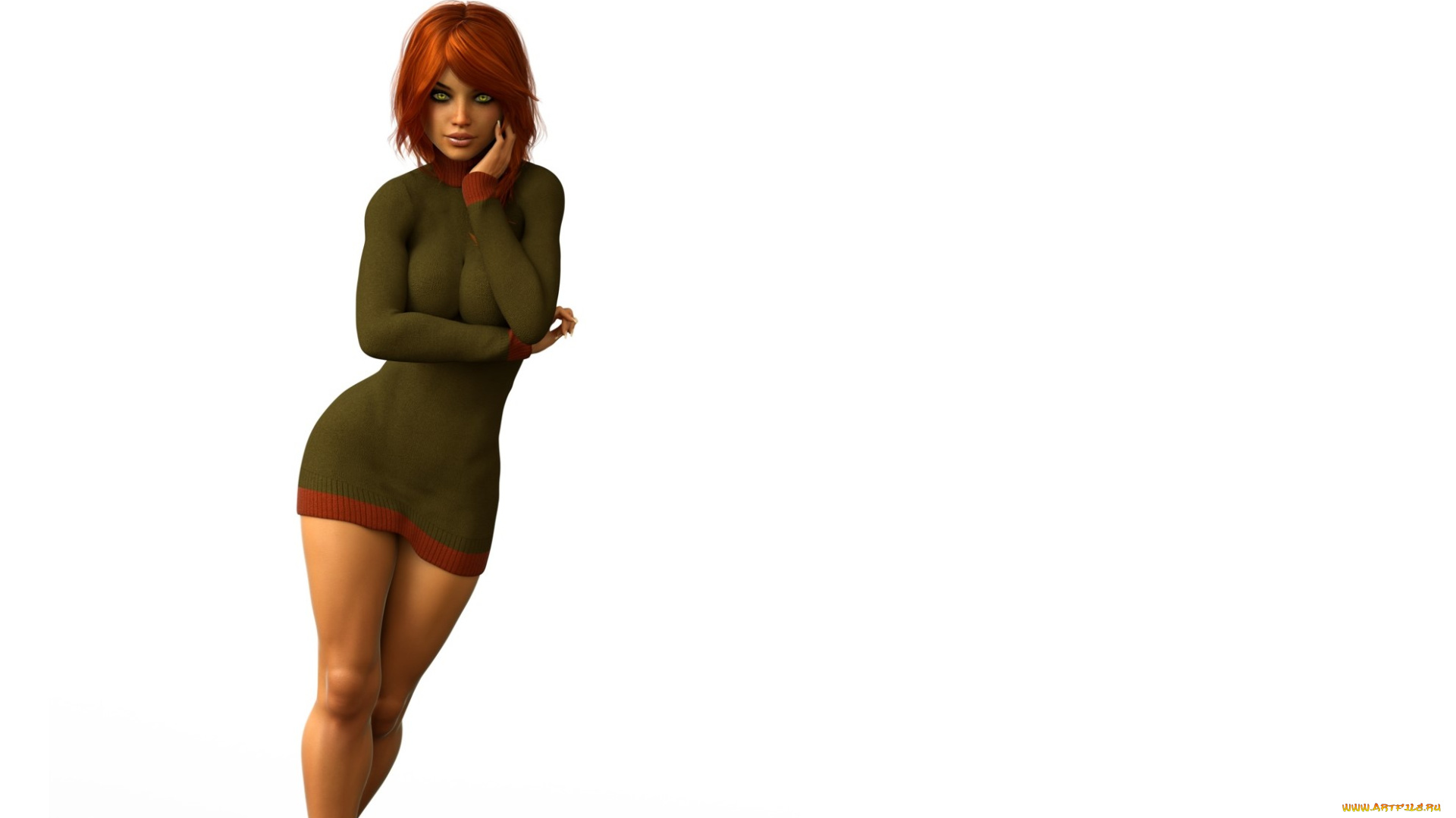 3д, графика, люди, , people, фон, взгляд, девушка