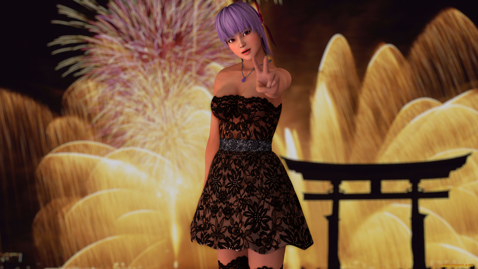 3д, графика, праздники, , holidays, фон, взгляд, девушка