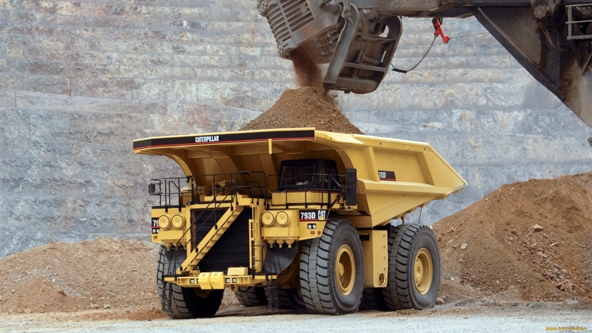 caterpillar, 793d, техника, строительная, техника, грузовик, авто