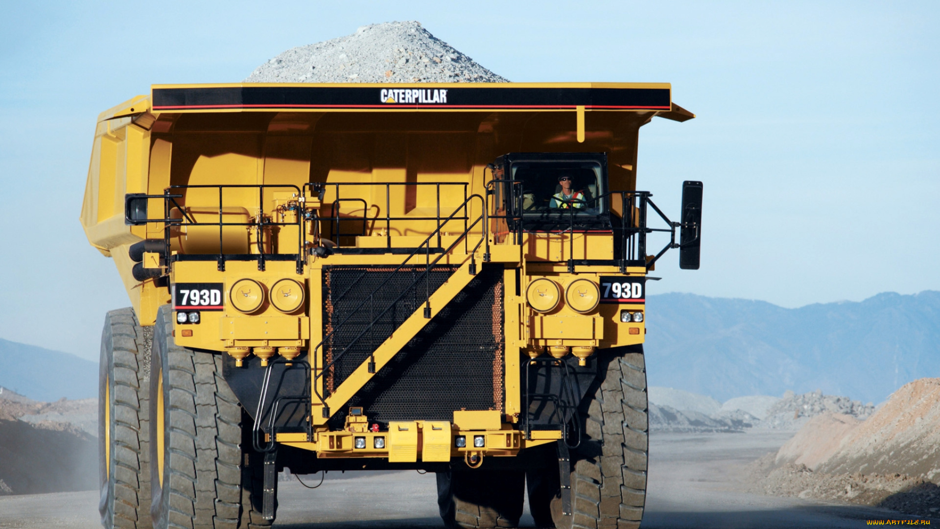 caterpillar, 793d, техника, строительная, техника, грузовик, авто