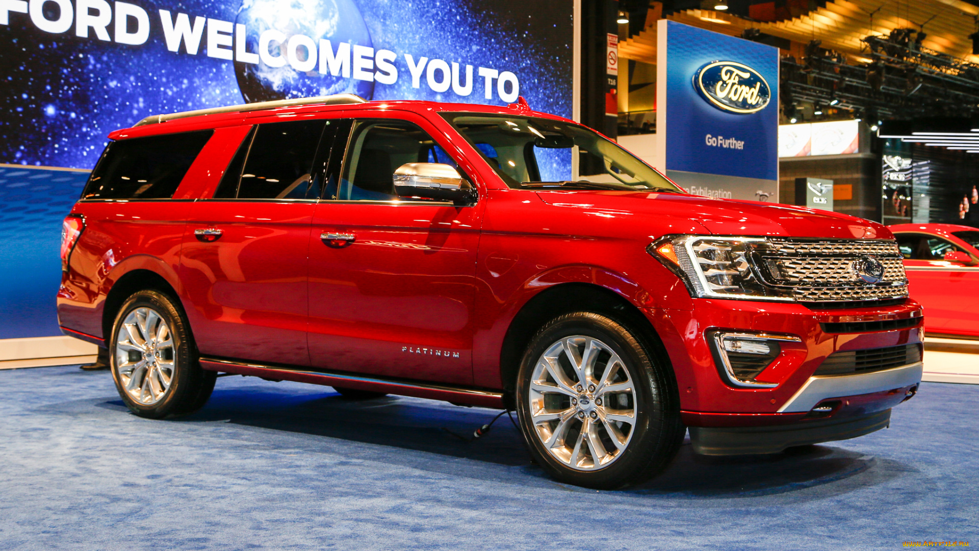 ford, expedition, 2018, автомобили, выставки, и, уличные, фото, красный, ford, 2018, expedition, внедорожник