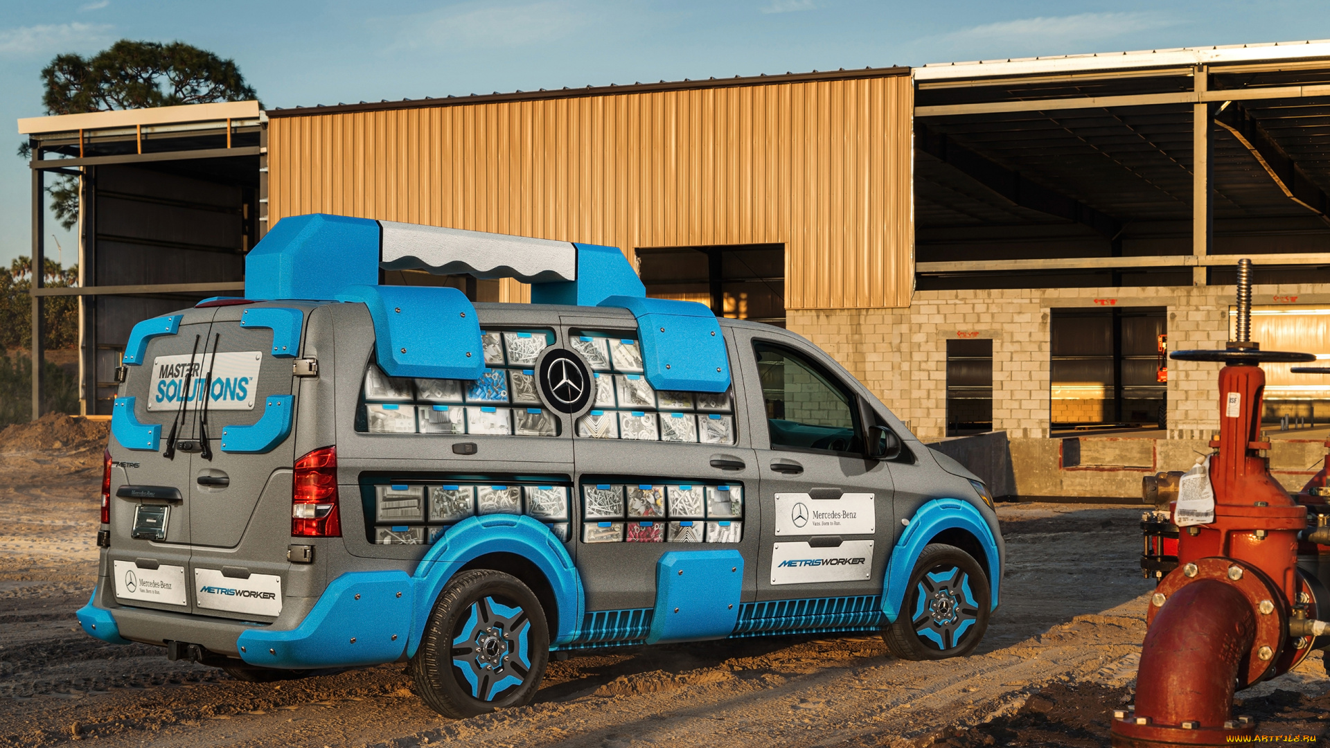 mercedes-benz, metris, master, solutions, toolbox, concept, 2017, автомобили, mercedes-benz, solutions, master, metris, 2017, concept, toolbox