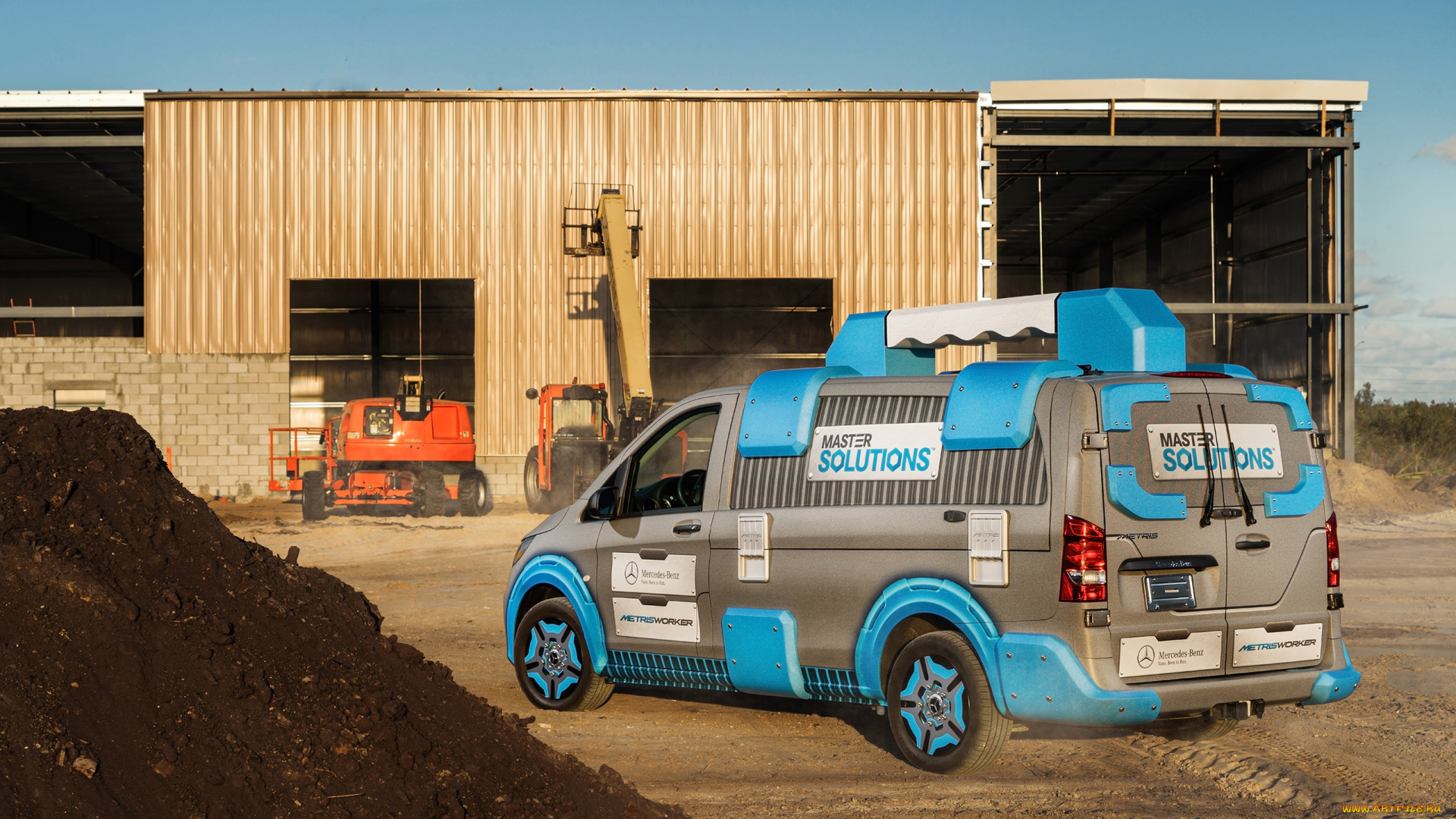 mercedes-benz, metris, master, solutions, toolbox, concept, 2017, автомобили, mercedes-benz, 2017, master, concept, toolbox, metris, solutions