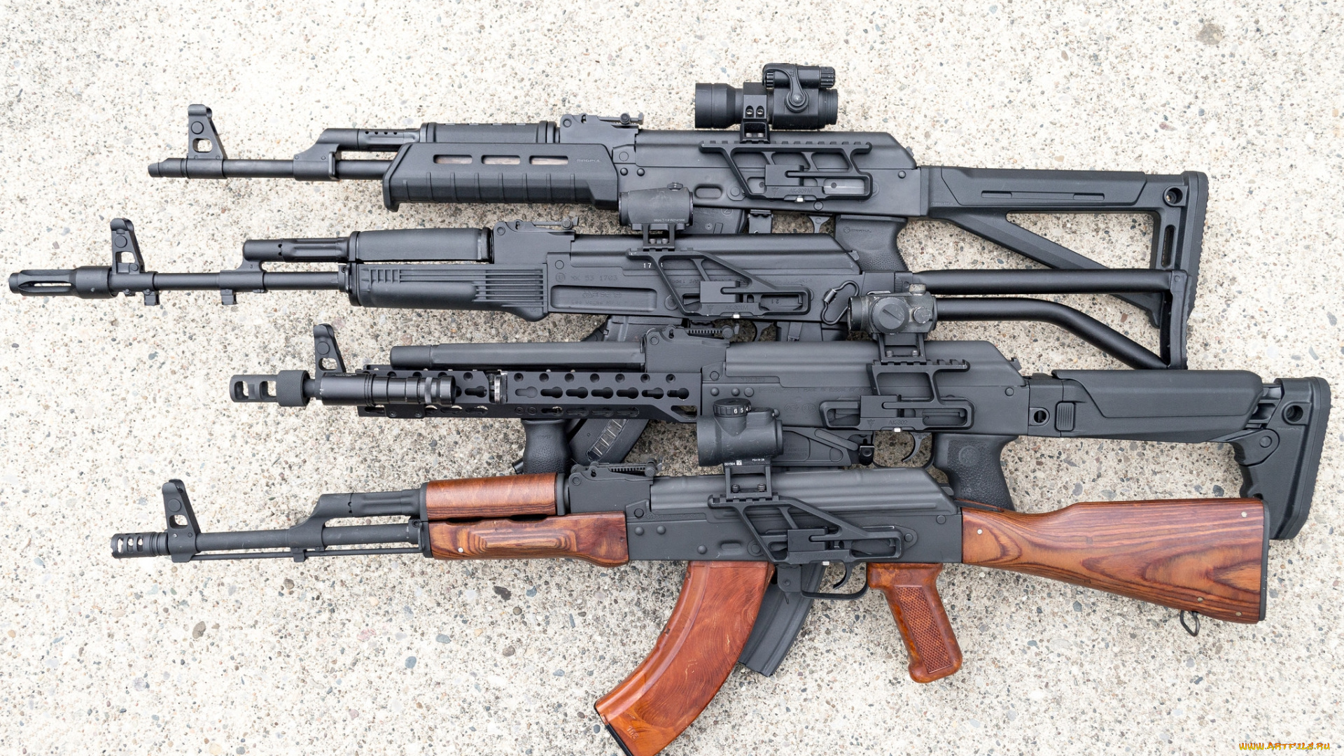 оружие, автоматы, ствол