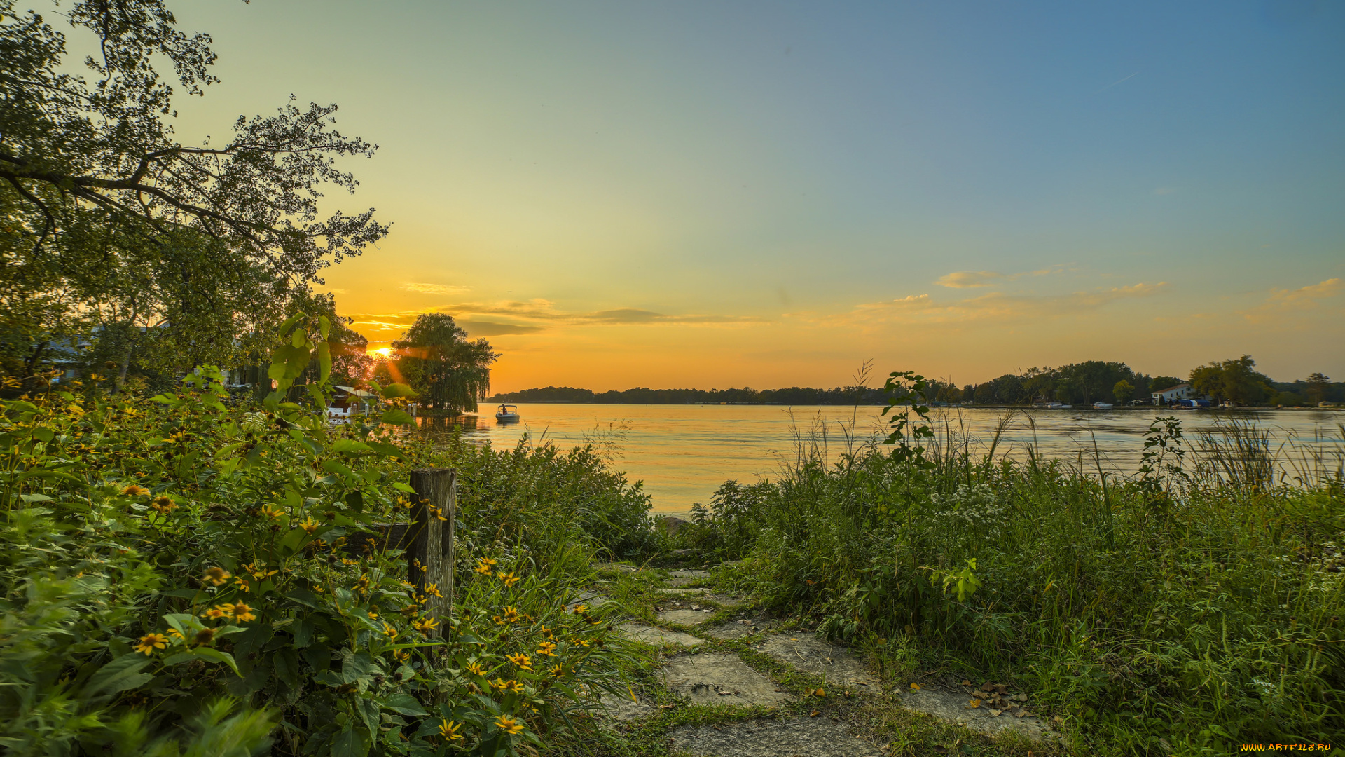 природа, восходы, закаты, простор