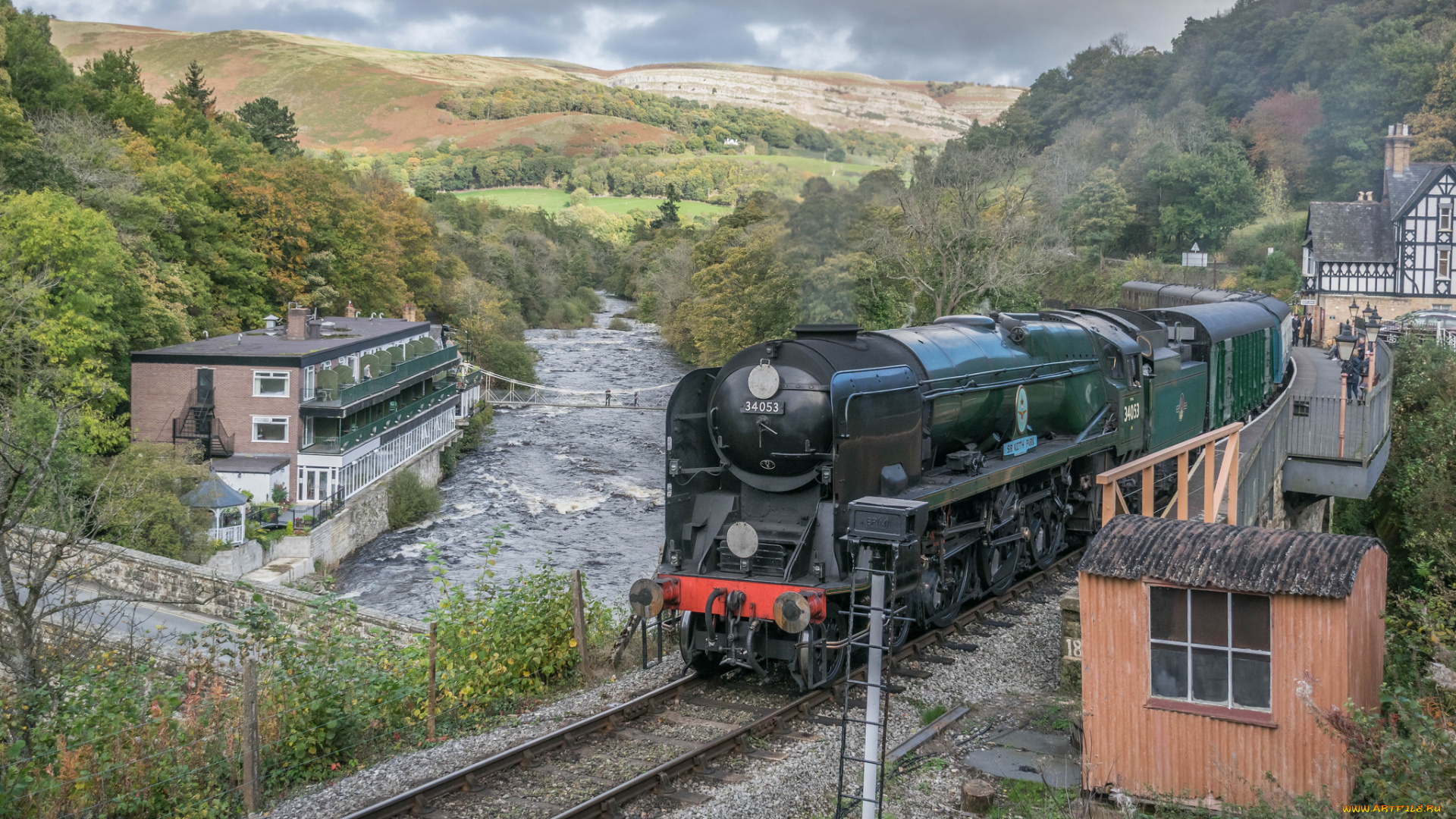 техника, паровозы, паровоз, рельсы