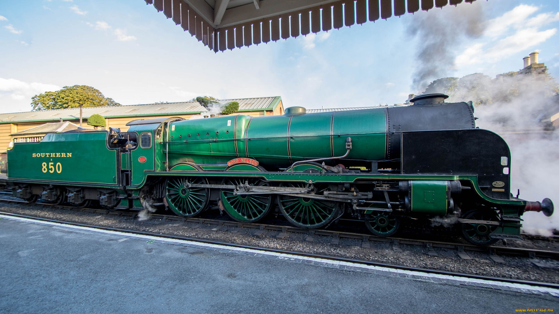 техника, паровозы, паровоз, рельсы