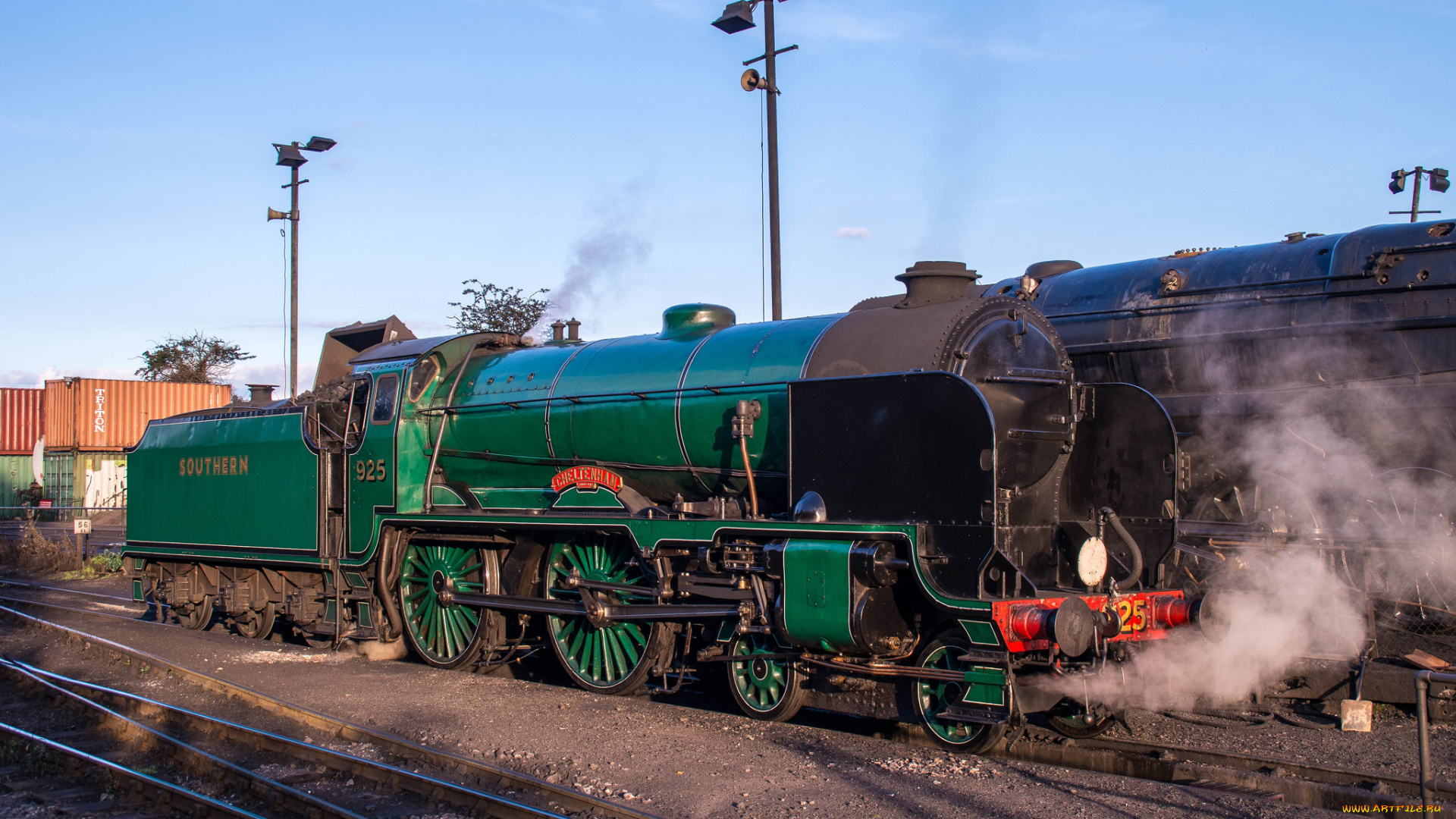 техника, паровозы, рельсы, паровоз