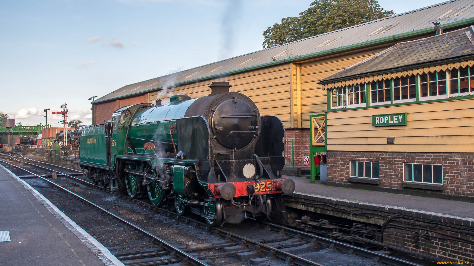 техника, паровозы, рельсы, паровоз