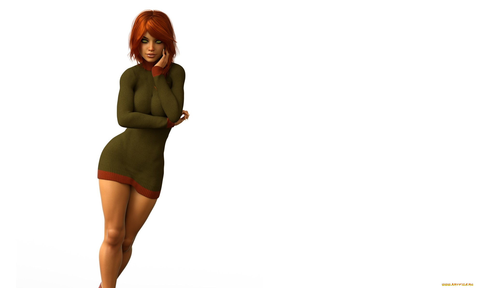 3д, графика, люди, , people, фон, взгляд, девушка