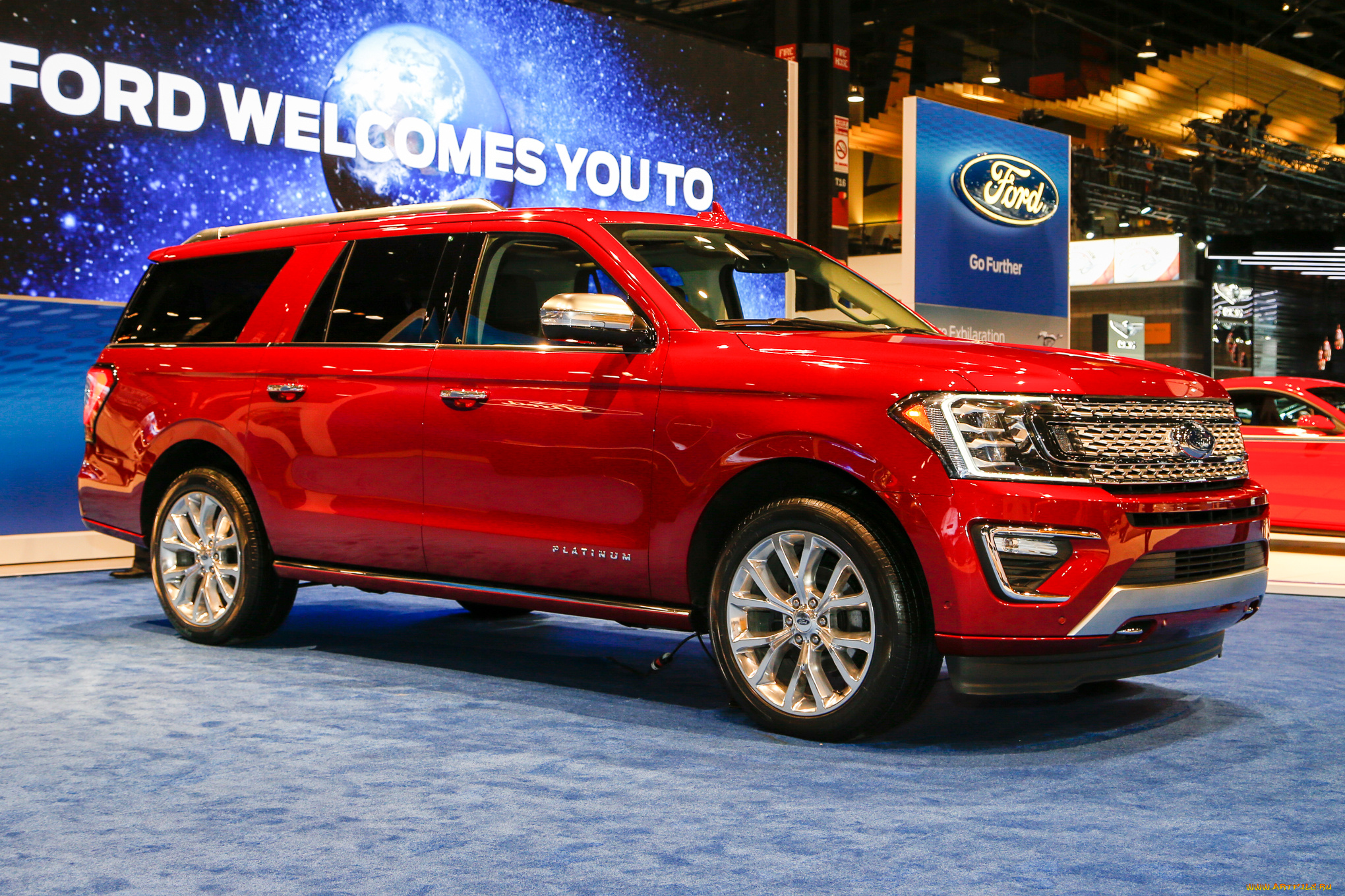 ford, expedition, 2018, автомобили, выставки, и, уличные, фото, красный, ford, 2018, expedition, внедорожник