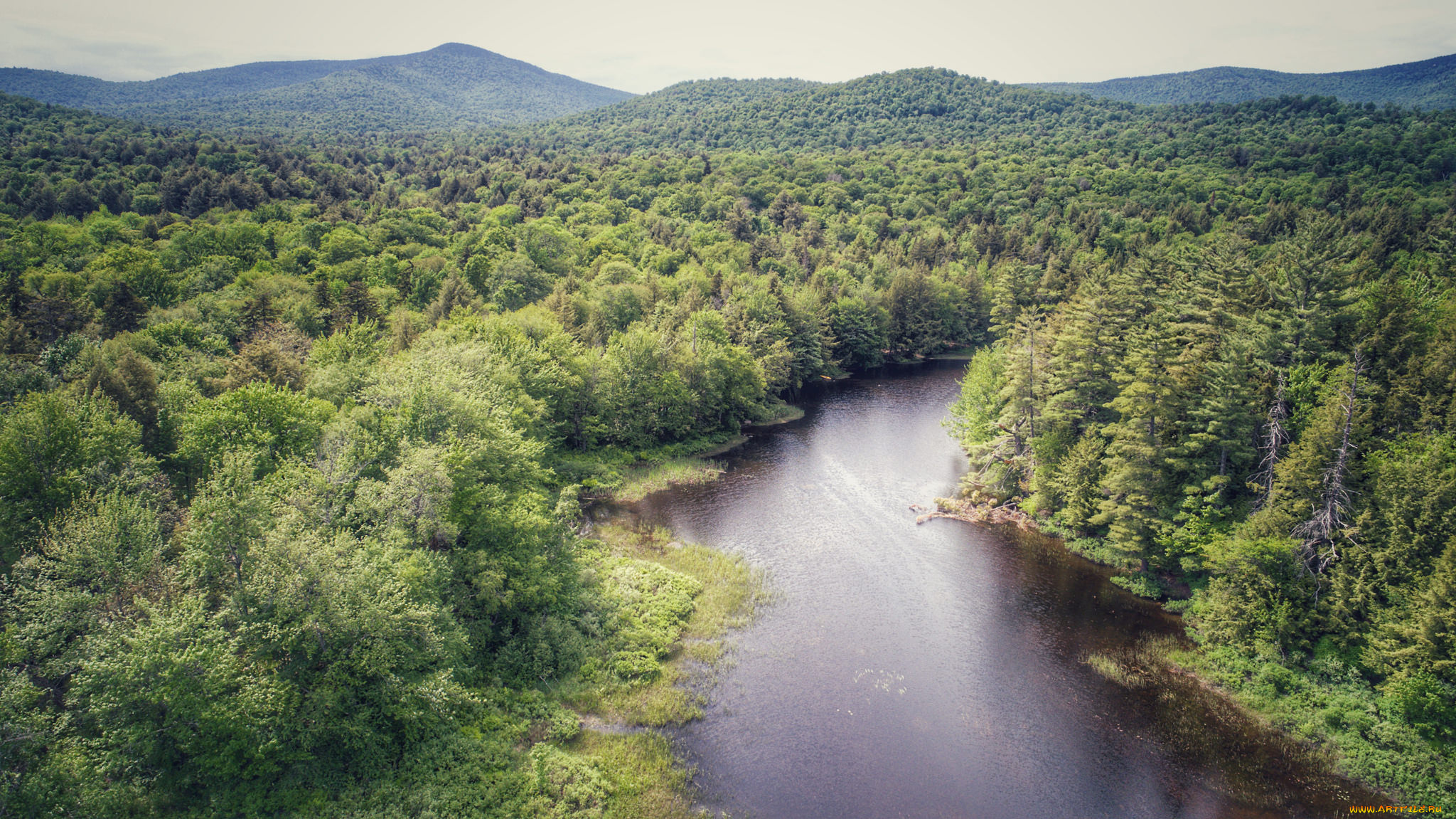 природа, реки, озера, простор