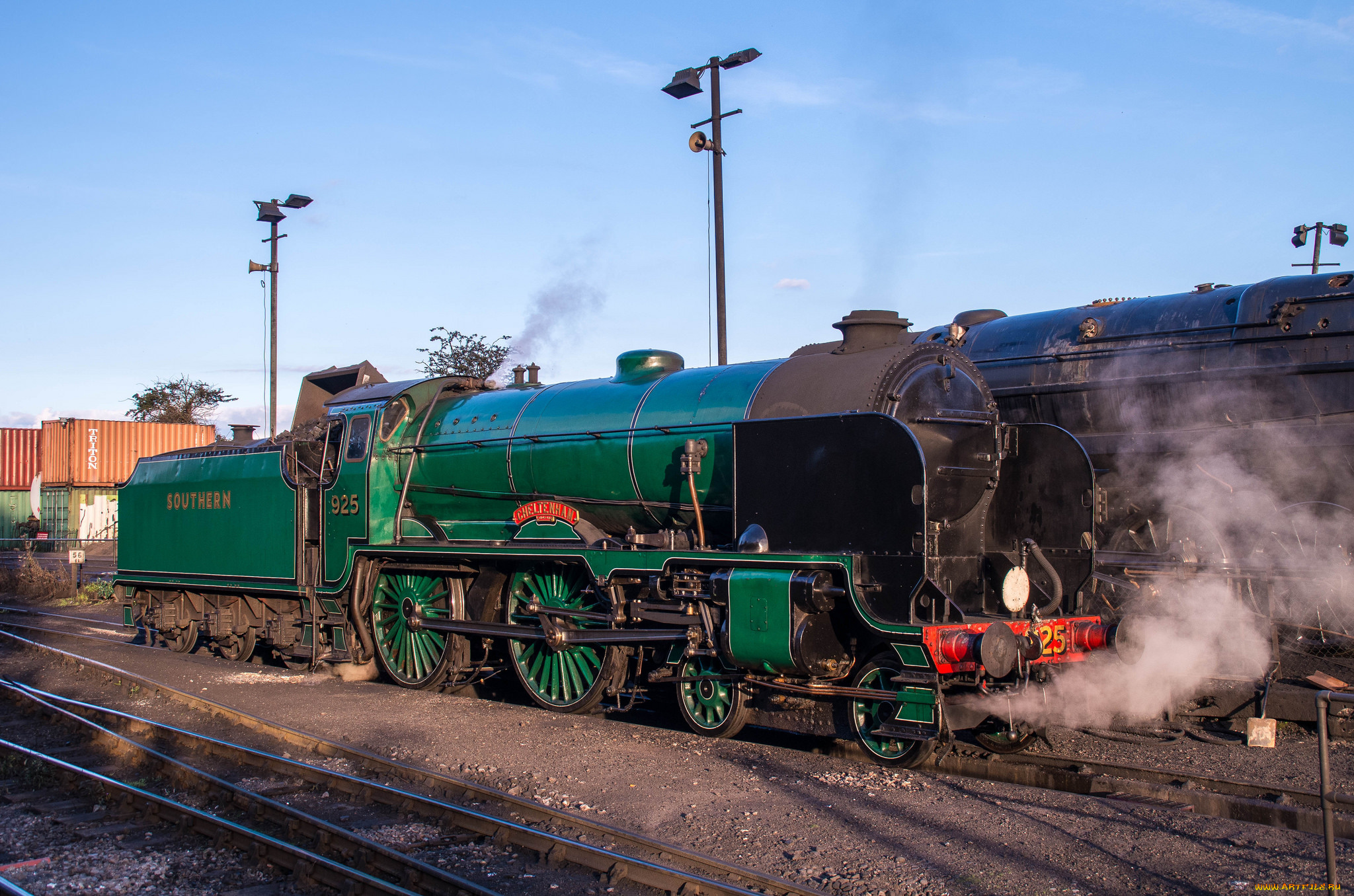 техника, паровозы, рельсы, паровоз