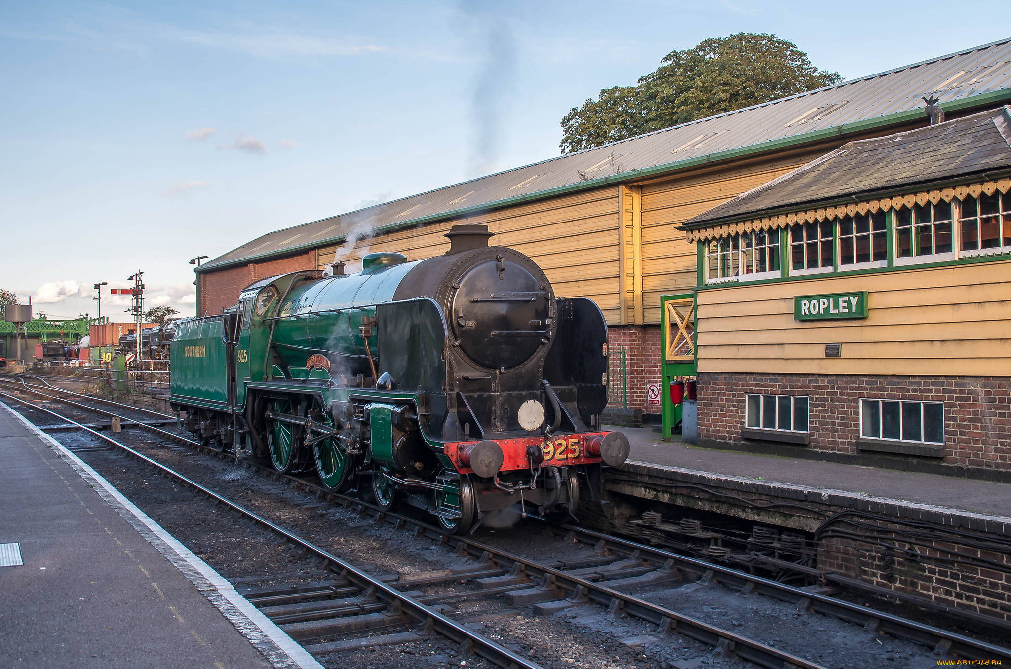 техника, паровозы, рельсы, паровоз