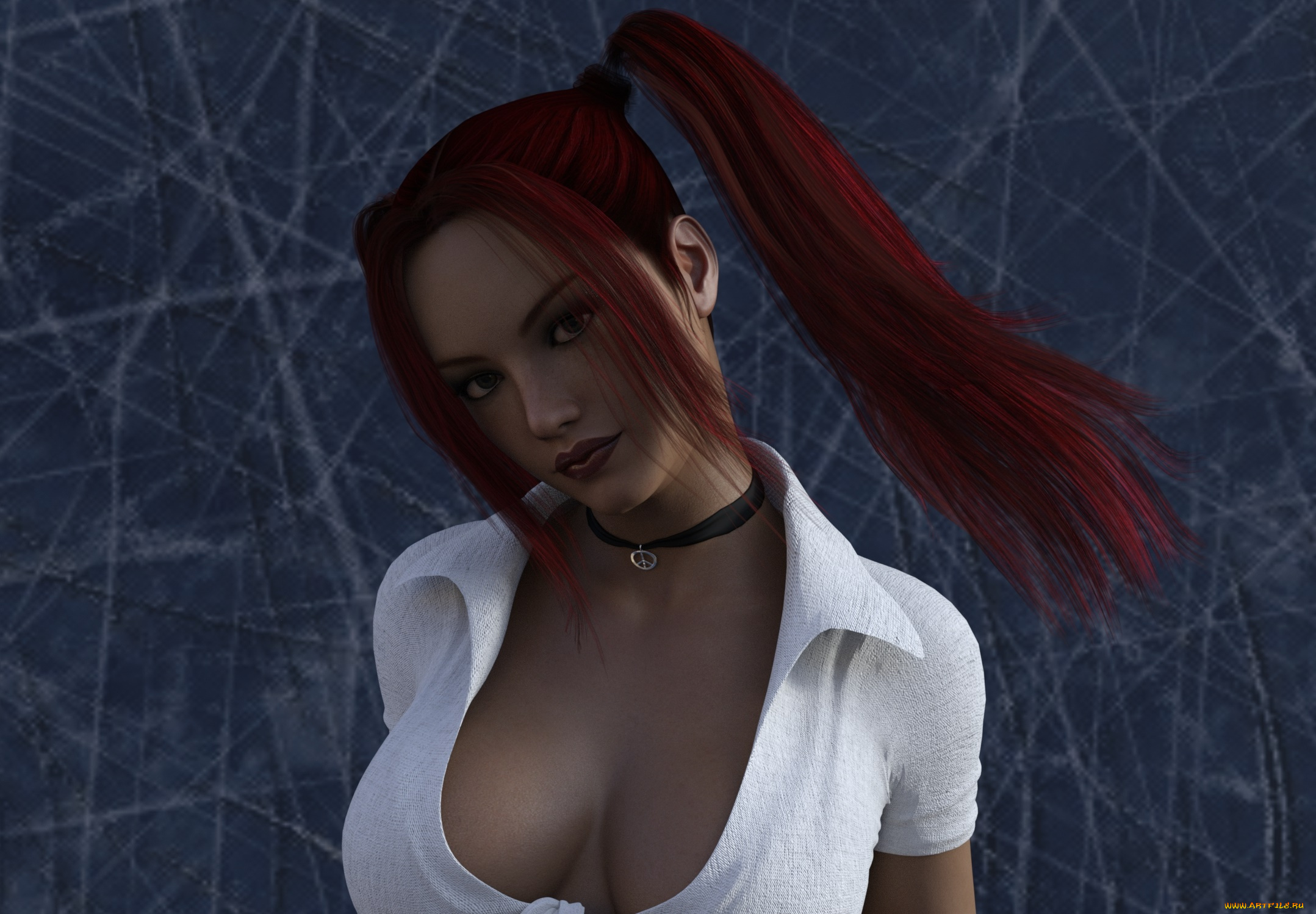 3д, графика, люди, , people, девушка, взгляд, фон