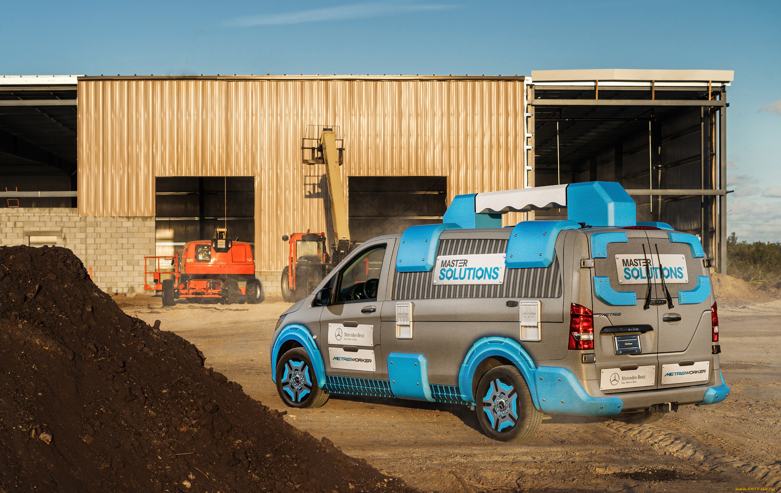 mercedes-benz, metris, master, solutions, toolbox, concept, 2017, автомобили, mercedes-benz, 2017, master, concept, toolbox, metris, solutions