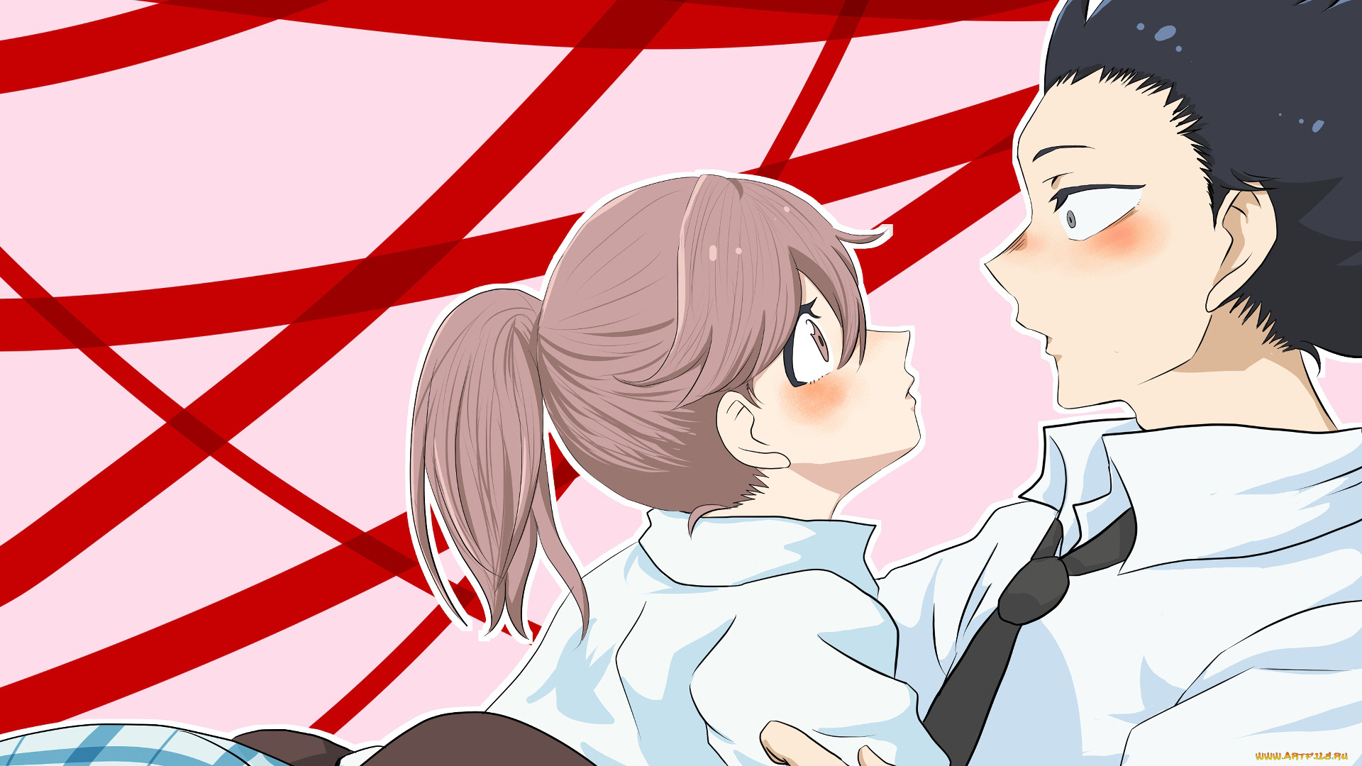 аниме, koe, no, katachi, форма, голоса