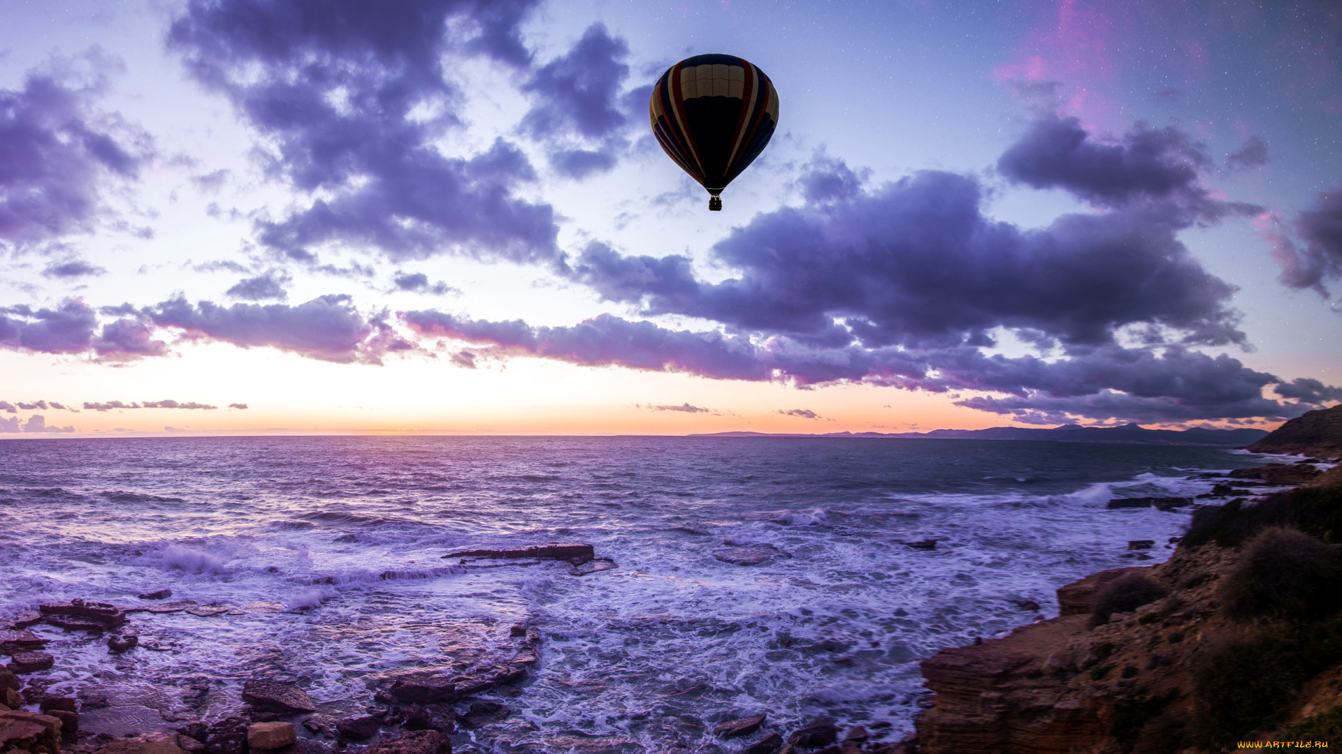 авиация, воздушные, шары, дирижабли, полет