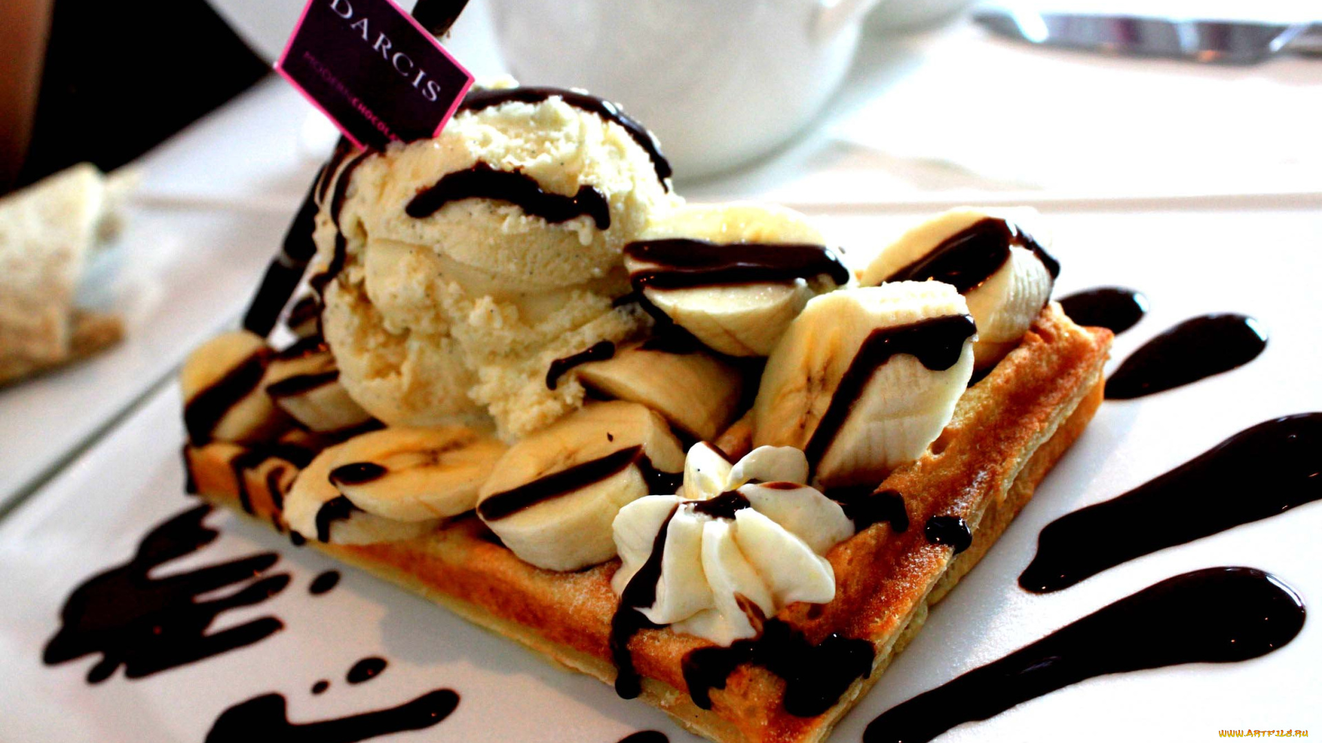 еда, мороженое, , десерты, вафли