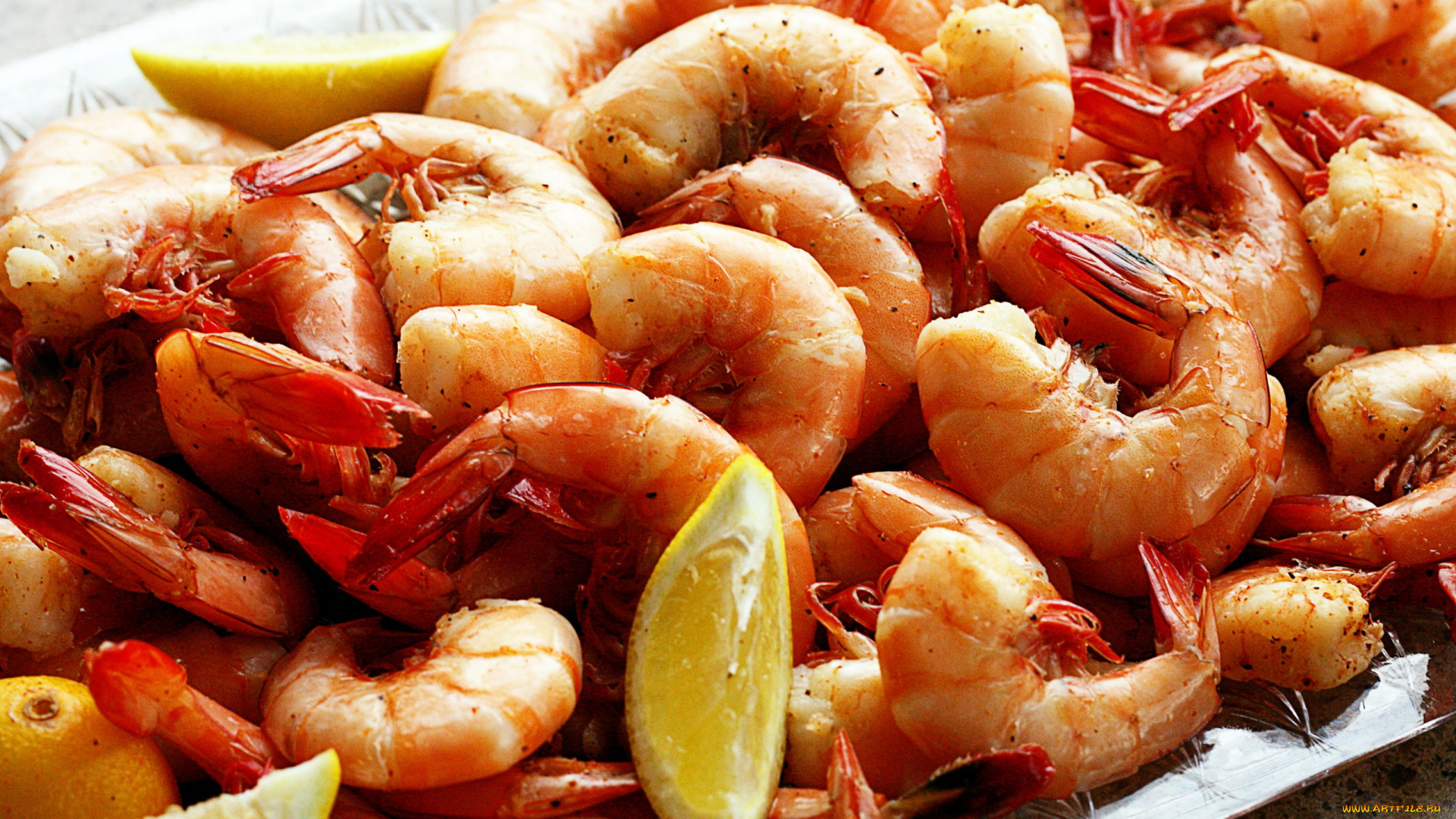 еда, рыбные, блюда, , с, морепродуктами, креветки