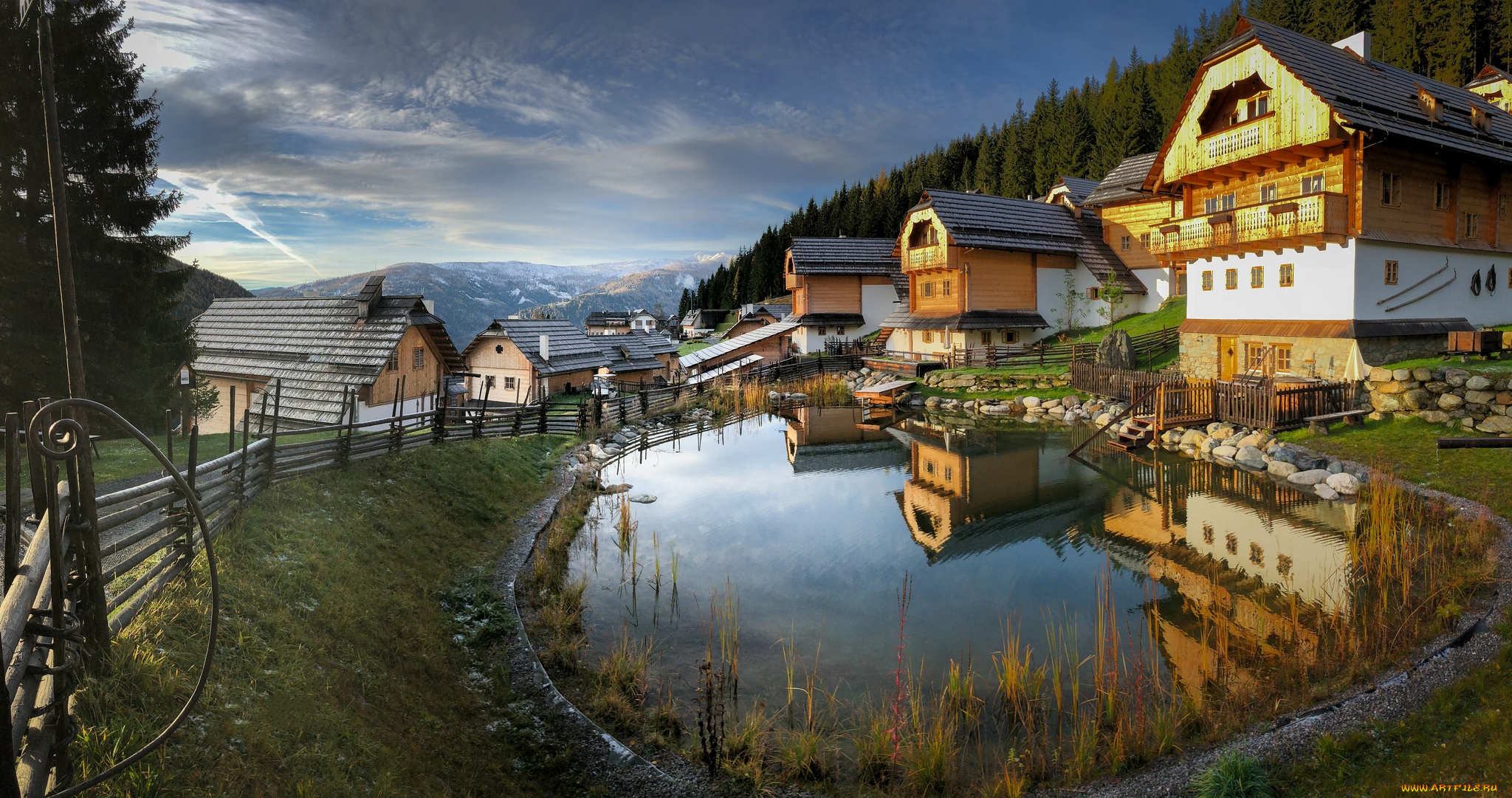 города, -, панорамы, простор