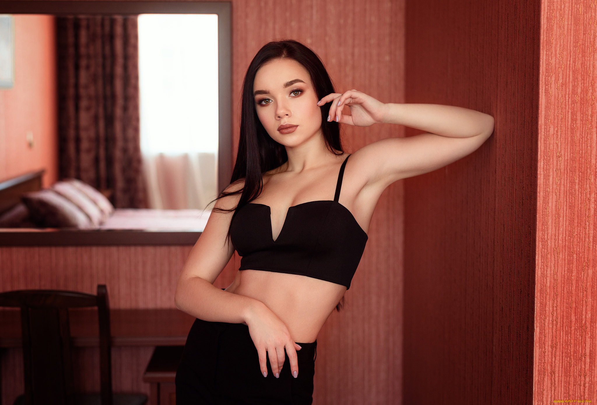 девушка, девушки, -unsort, , брюнетки, темноволосые, модель