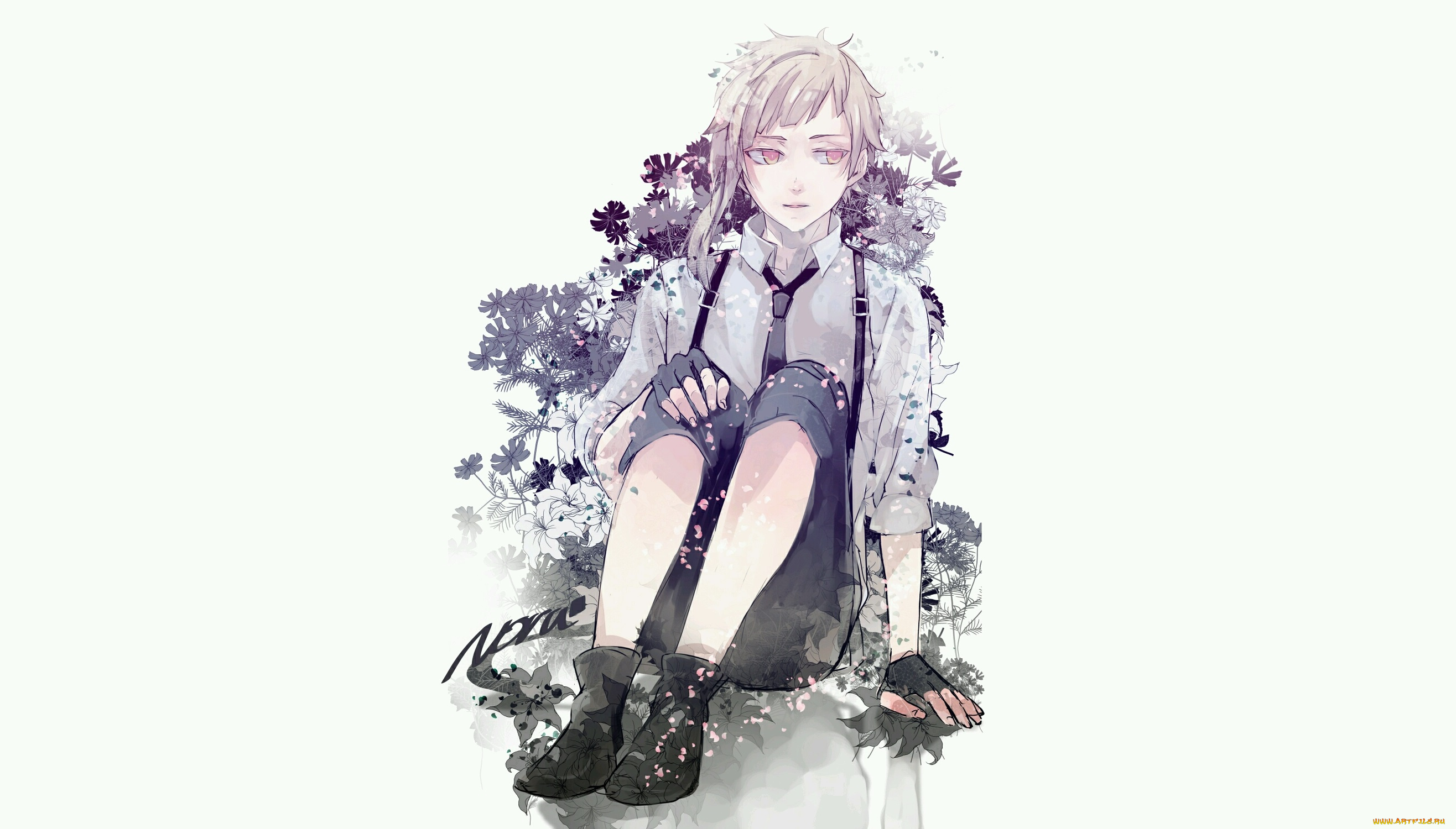 аниме, bungou, stray, dogs, бродячие, псы, литературные, гении