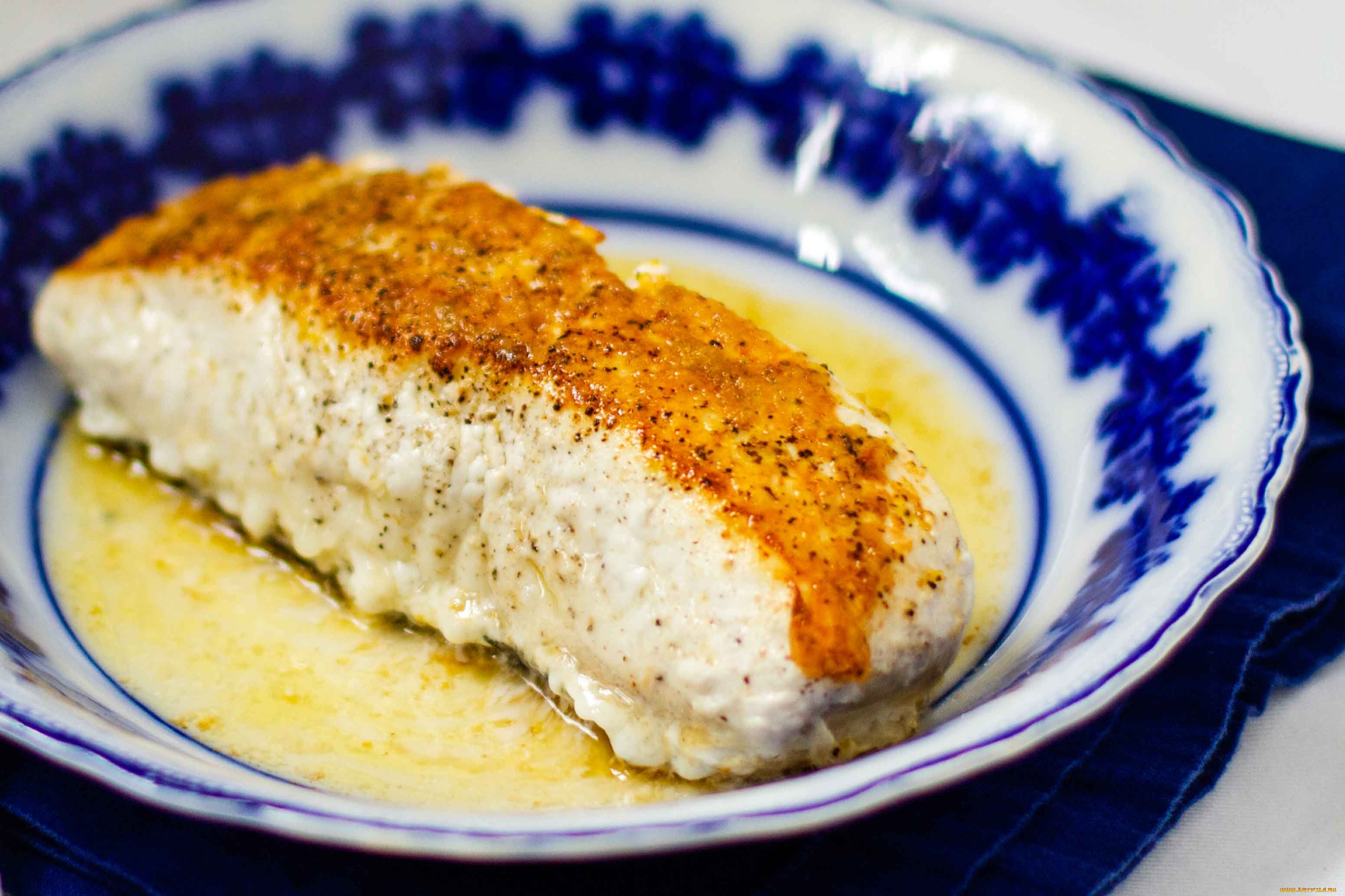 еда, рыбные, блюда, , с, морепродуктами, палтус