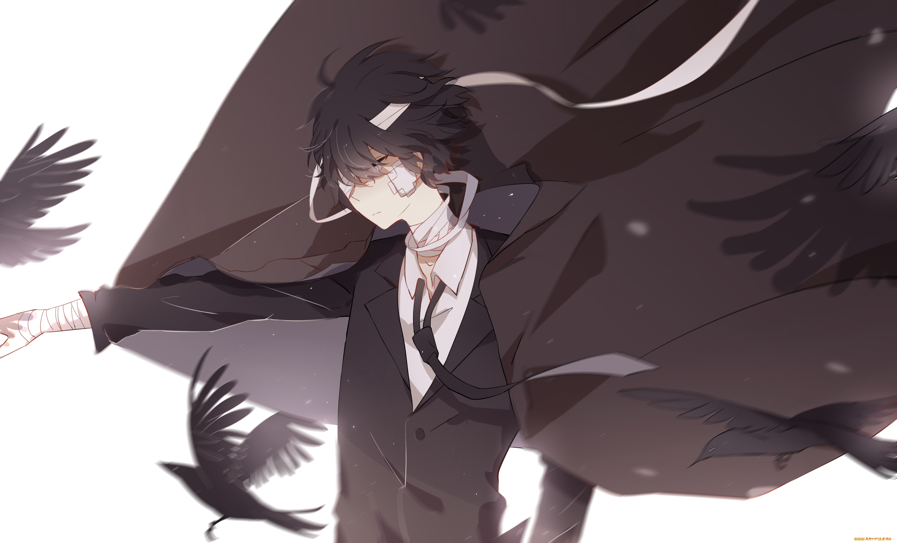 аниме, bungou, stray, dogs, бродячие, псы, литературные, гении