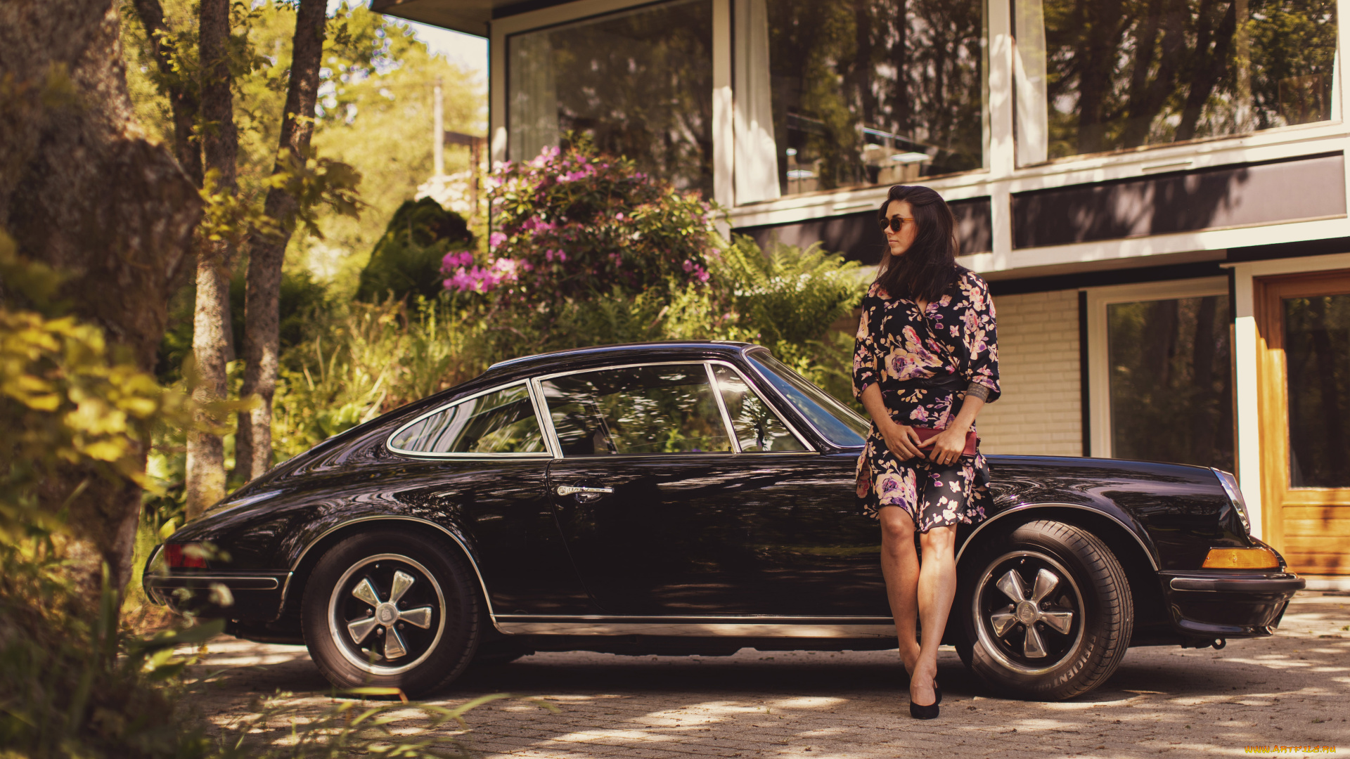 автомобили, -авто, с, девушками, porsche