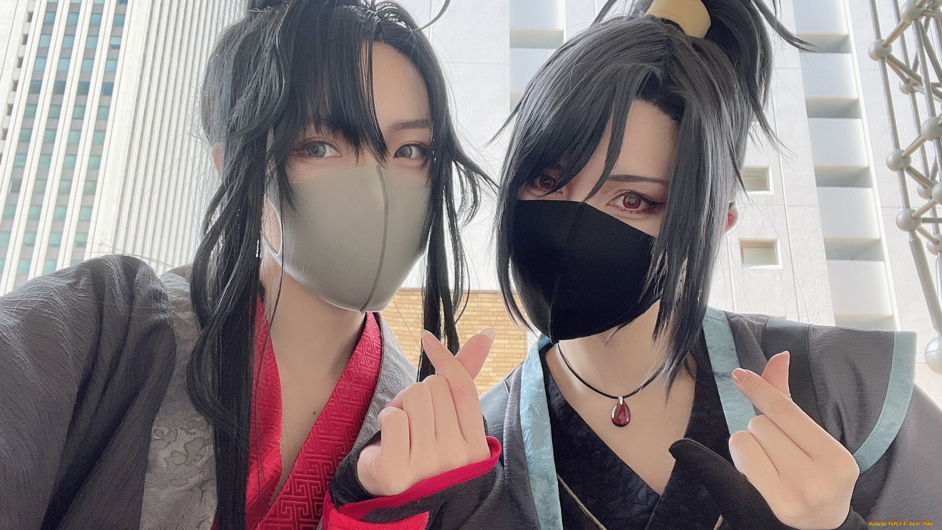 девушки, -, креатив, , косплей, костюмы, образы, маски