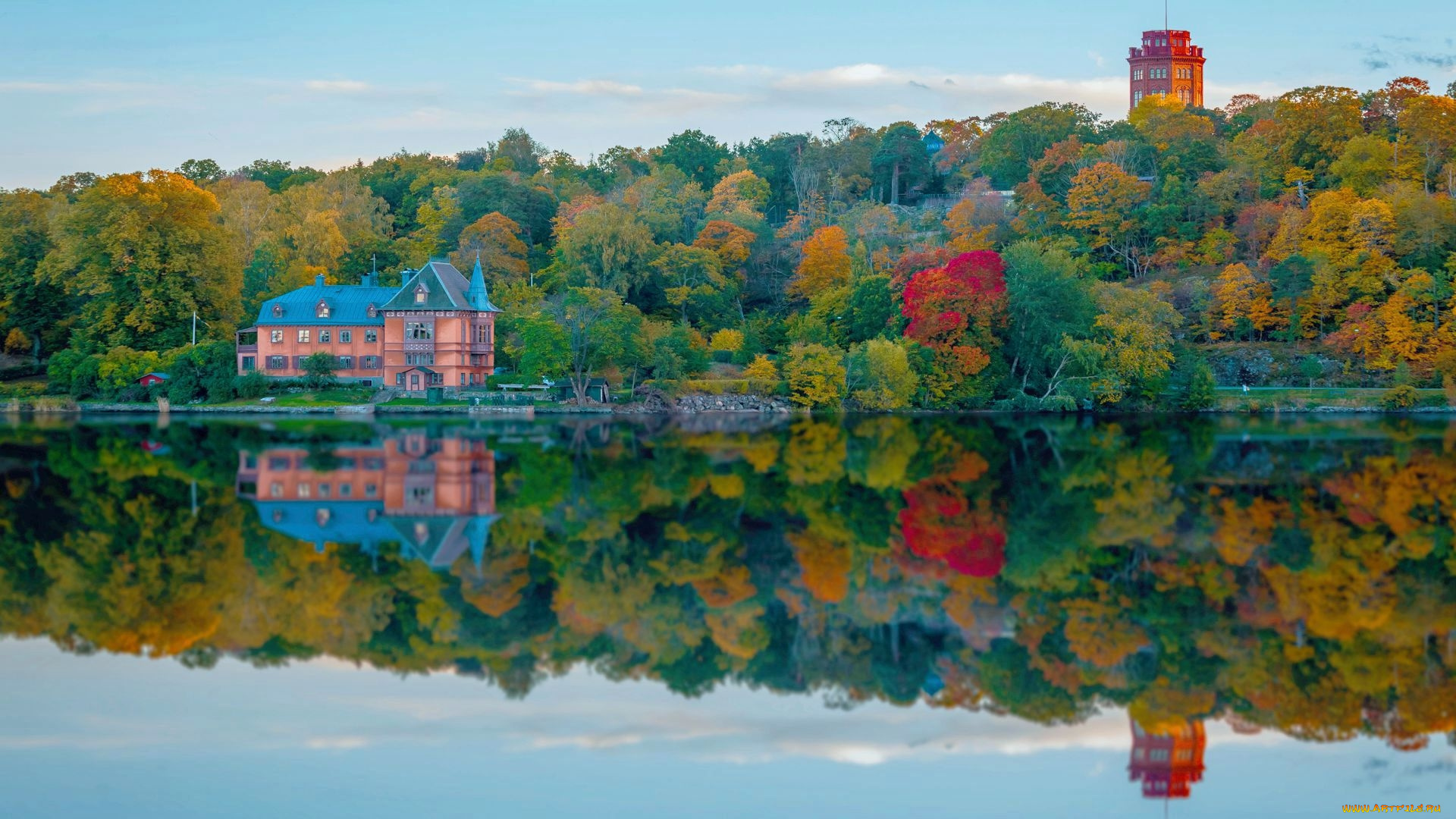 sweden, города, -, здания, , дома